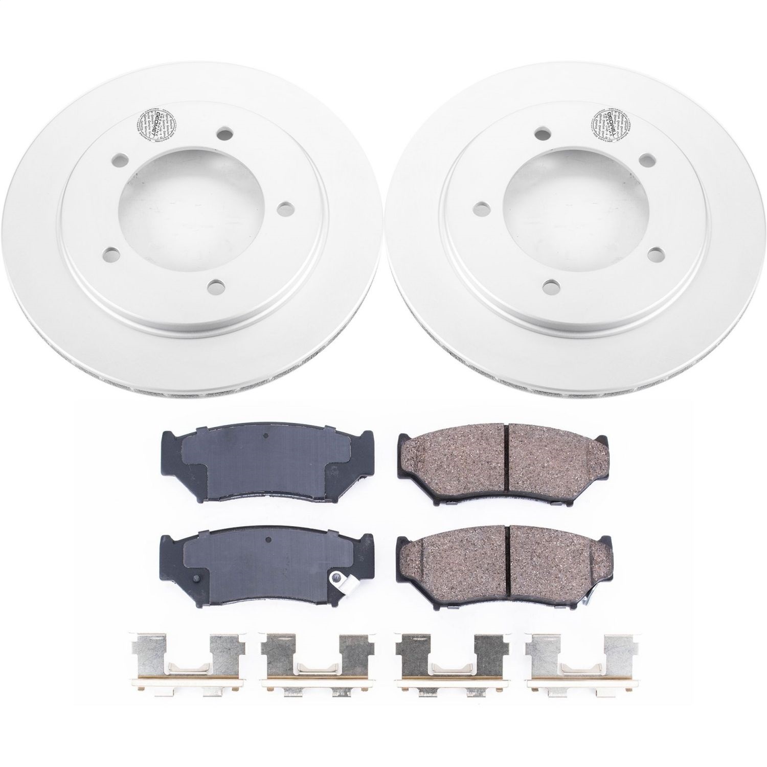 Power Stop - CRK5014 - Front - Disc Brake Pad and Rotor Kit