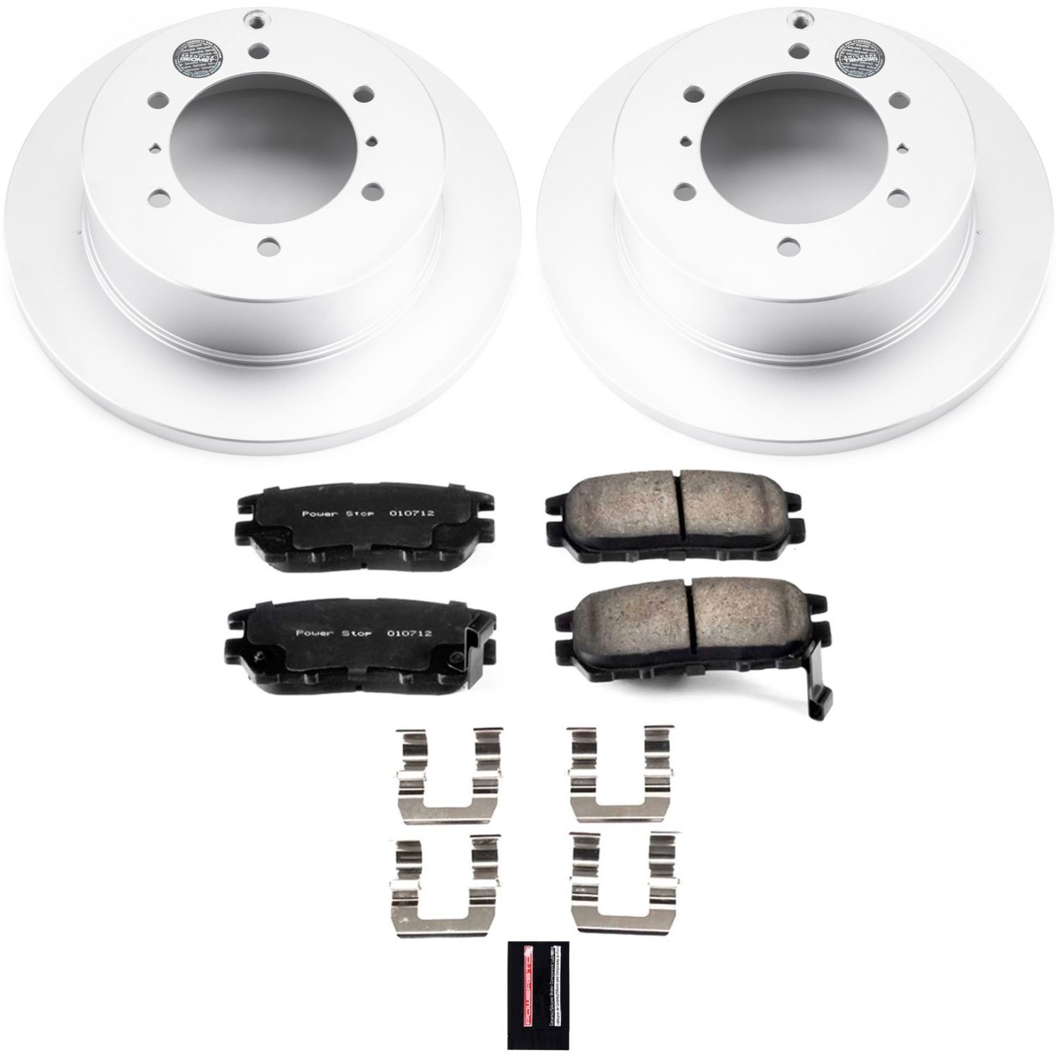 Power Stop - CRK5022 - Rear - Disc Brake Pad and Rotor Kit