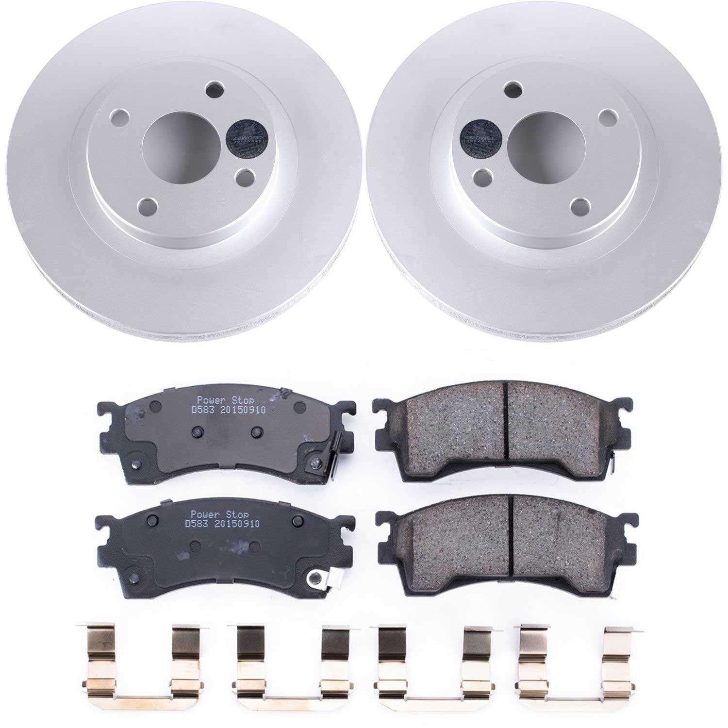Power Stop - CRK5031 - Front - Disc Brake Pad and Rotor Kit