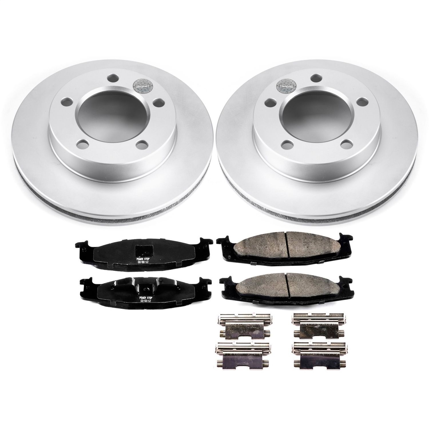 Power Stop - CRK5067 - Front - Disc Brake Pad and Rotor Kit