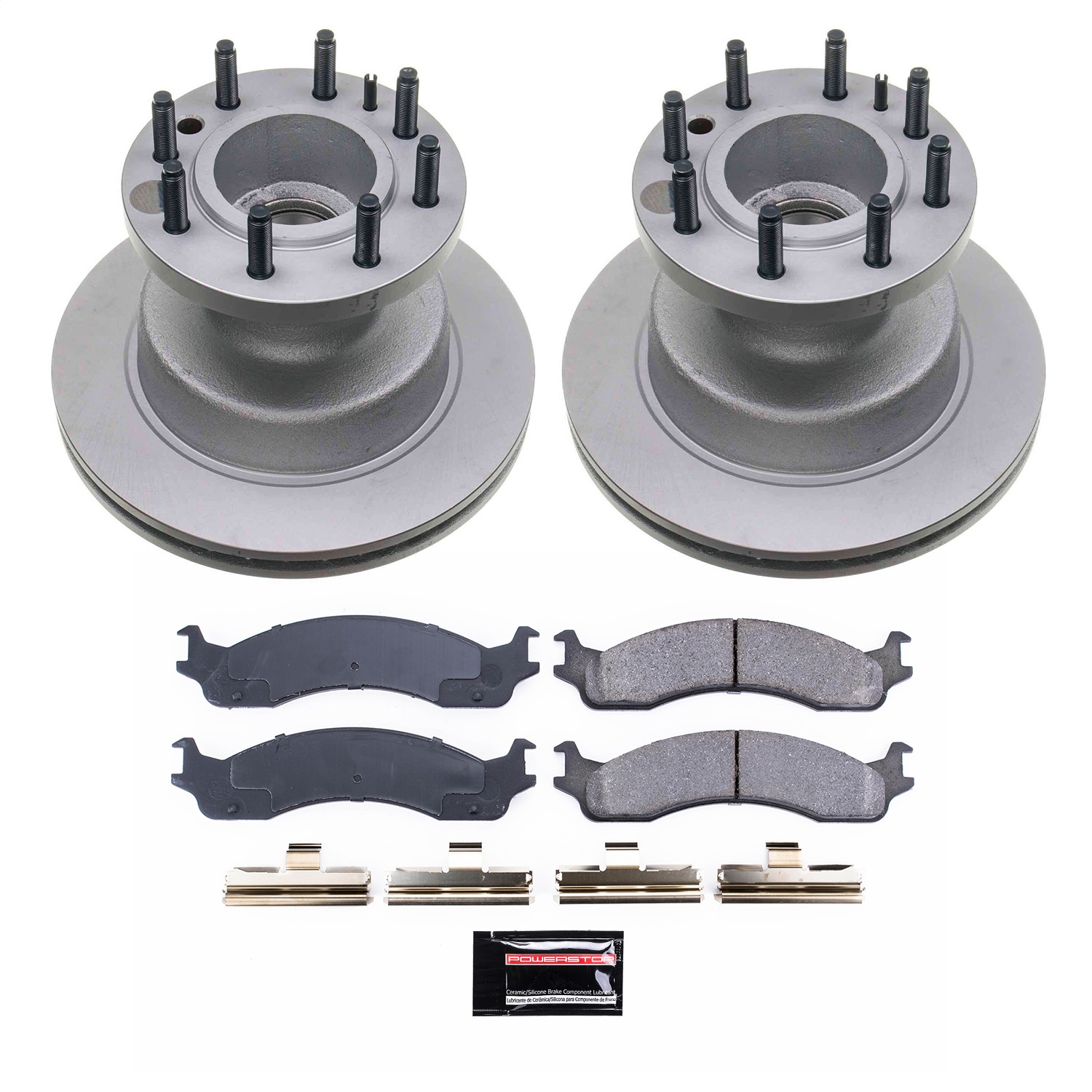 Power Stop - CRK5084 - Front - Disc Brake Pad and Rotor Kit