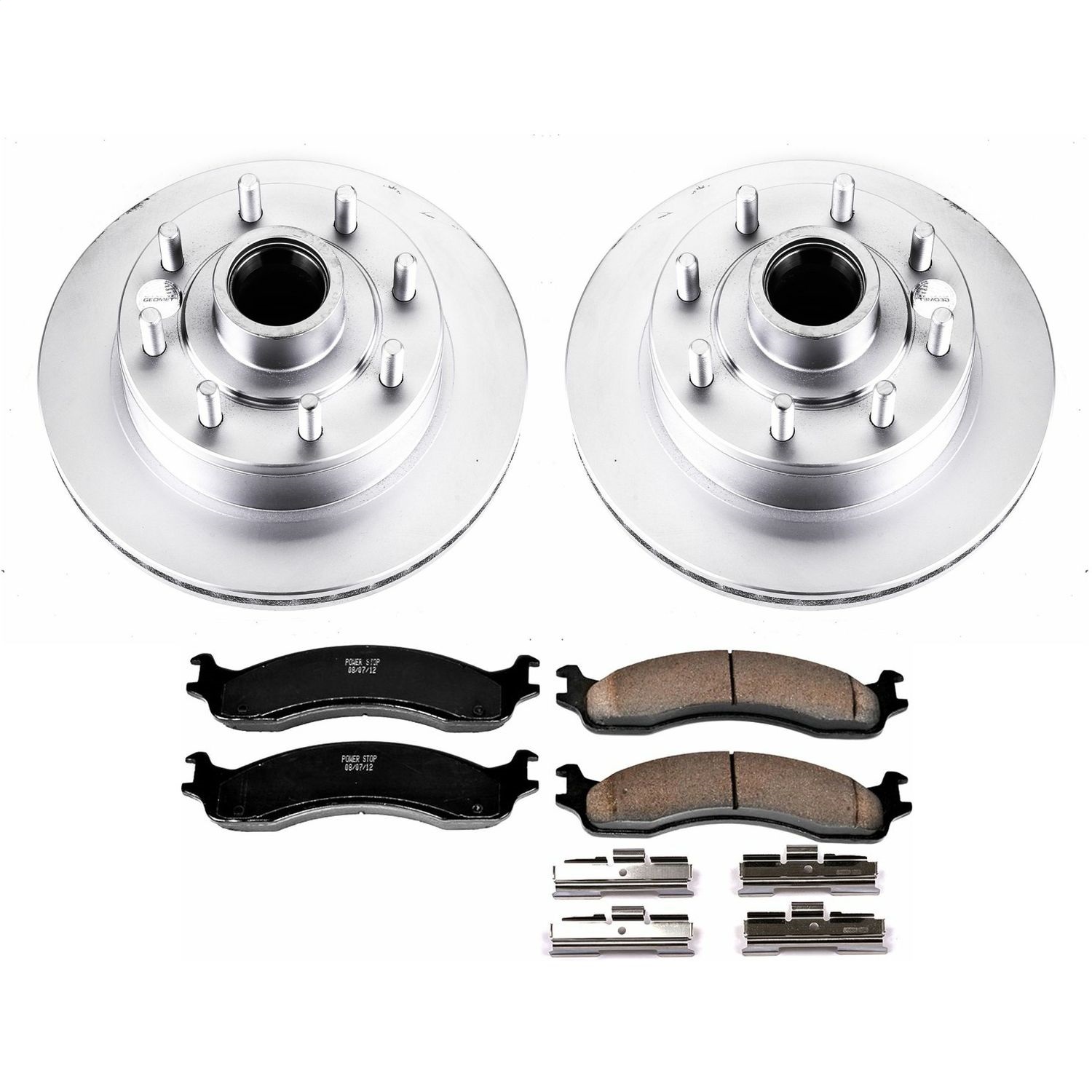 Power Stop - CRK5088 - Front - Disc Brake Pad and Rotor Kit