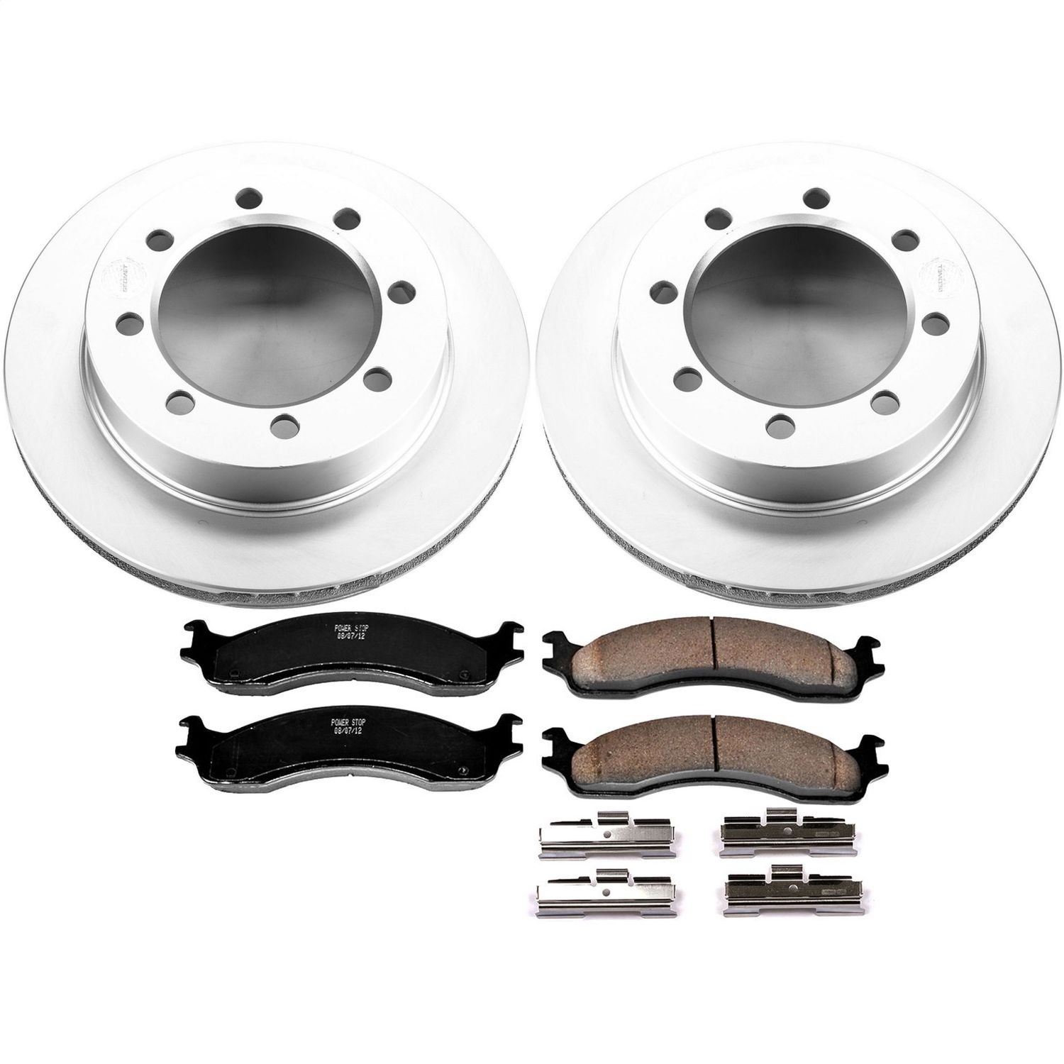 Power Stop - CRK5089 - Front - Disc Brake Pad and Rotor Kit