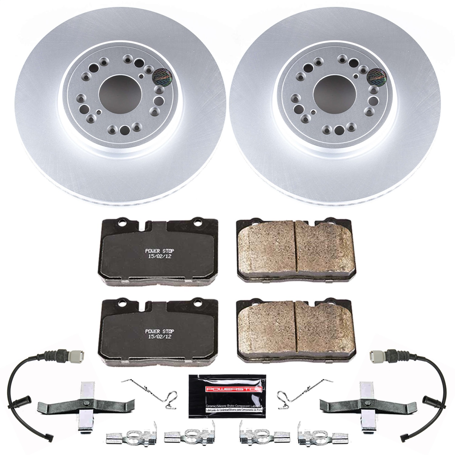 Power Stop - CRK5099 - Front - Disc Brake Pad and Rotor Kit