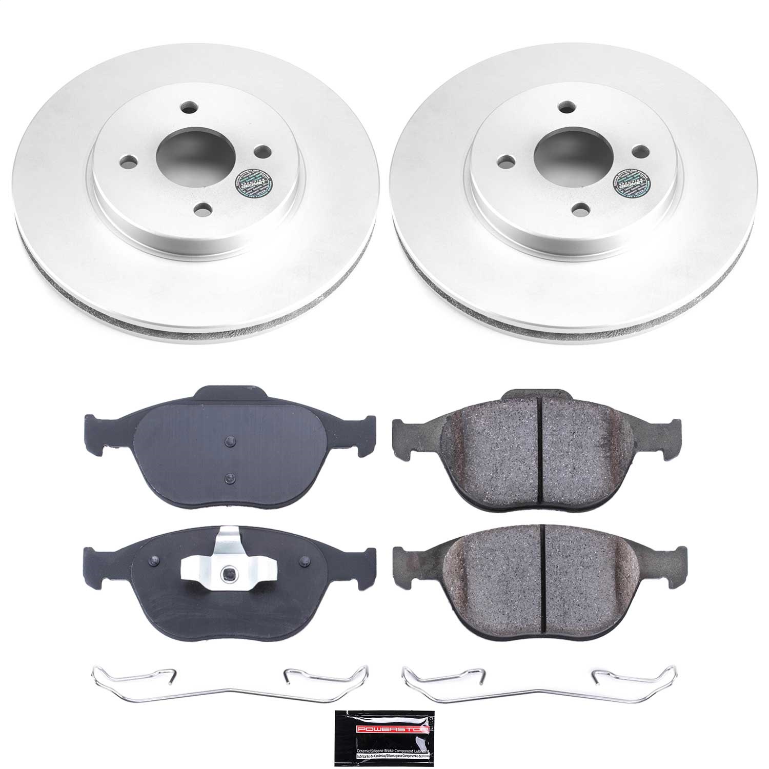 Power Stop - CRK5101 - Front - Disc Brake Pad and Rotor Kit