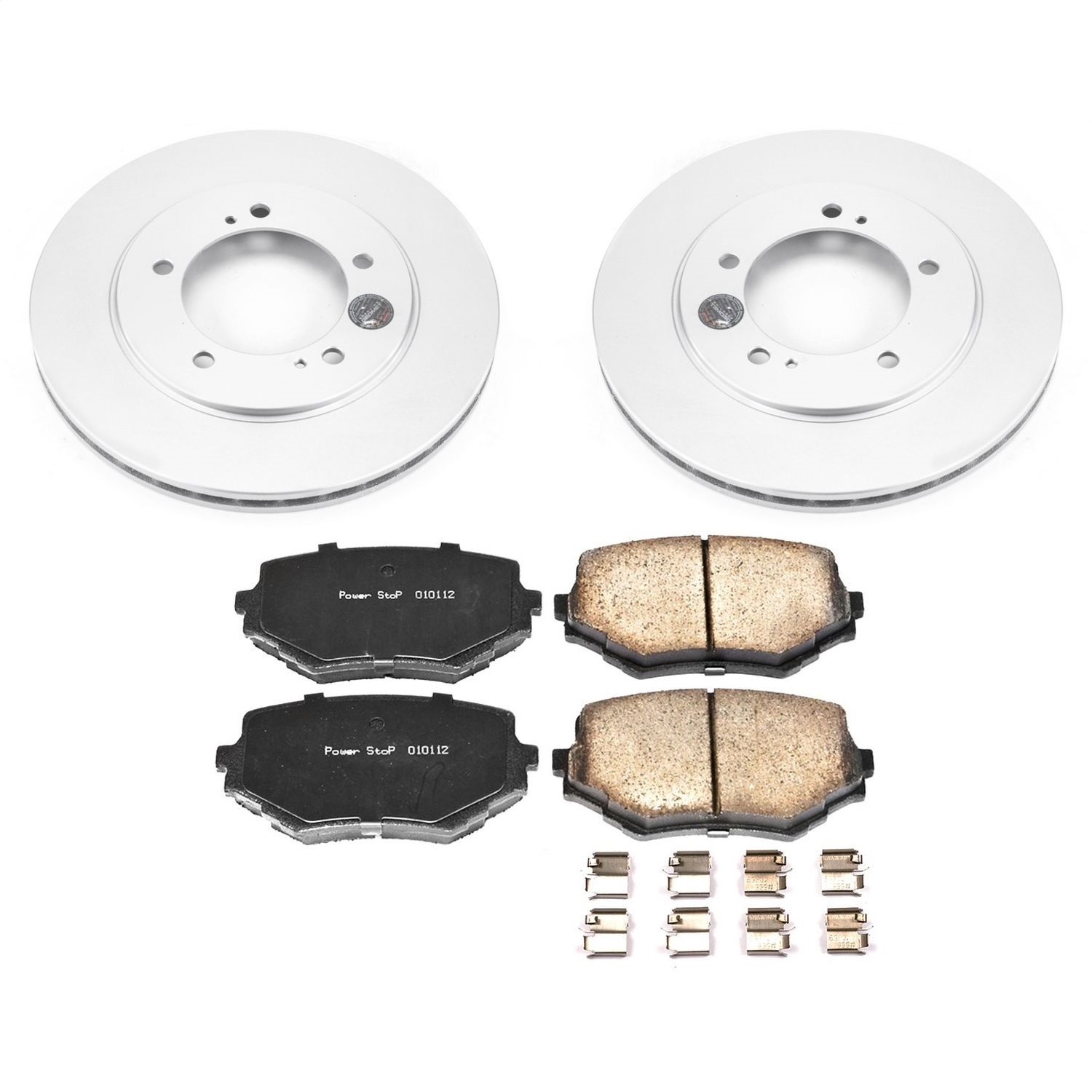 Power Stop - CRK5109 - Front - Disc Brake Pad and Rotor Kit