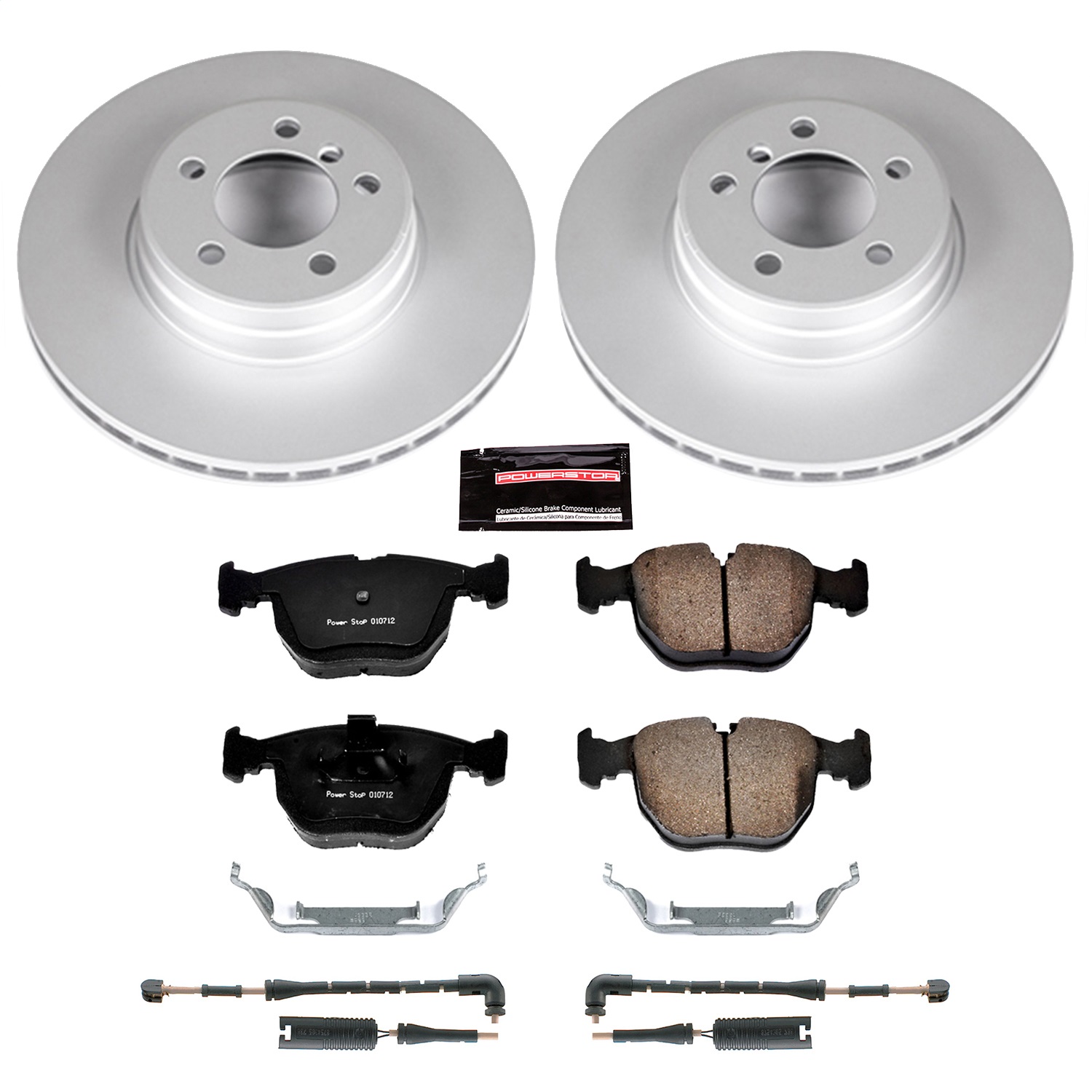 Power Stop - CRK5111 - Front - Disc Brake Pad and Rotor Kit