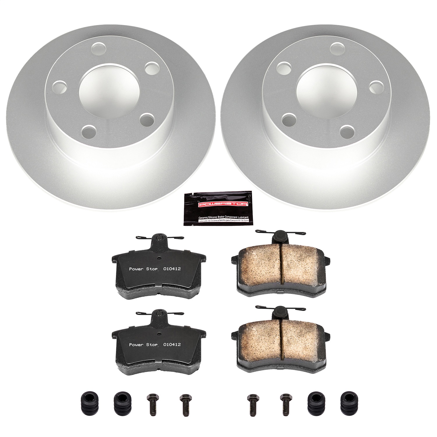 Power Stop - CRK514 - Rear - Disc Brake Pad and Rotor Kit
