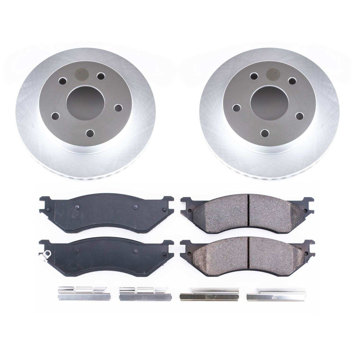 Power Stop - CRK5142 - Front - Disc Brake Pad and Rotor Kit