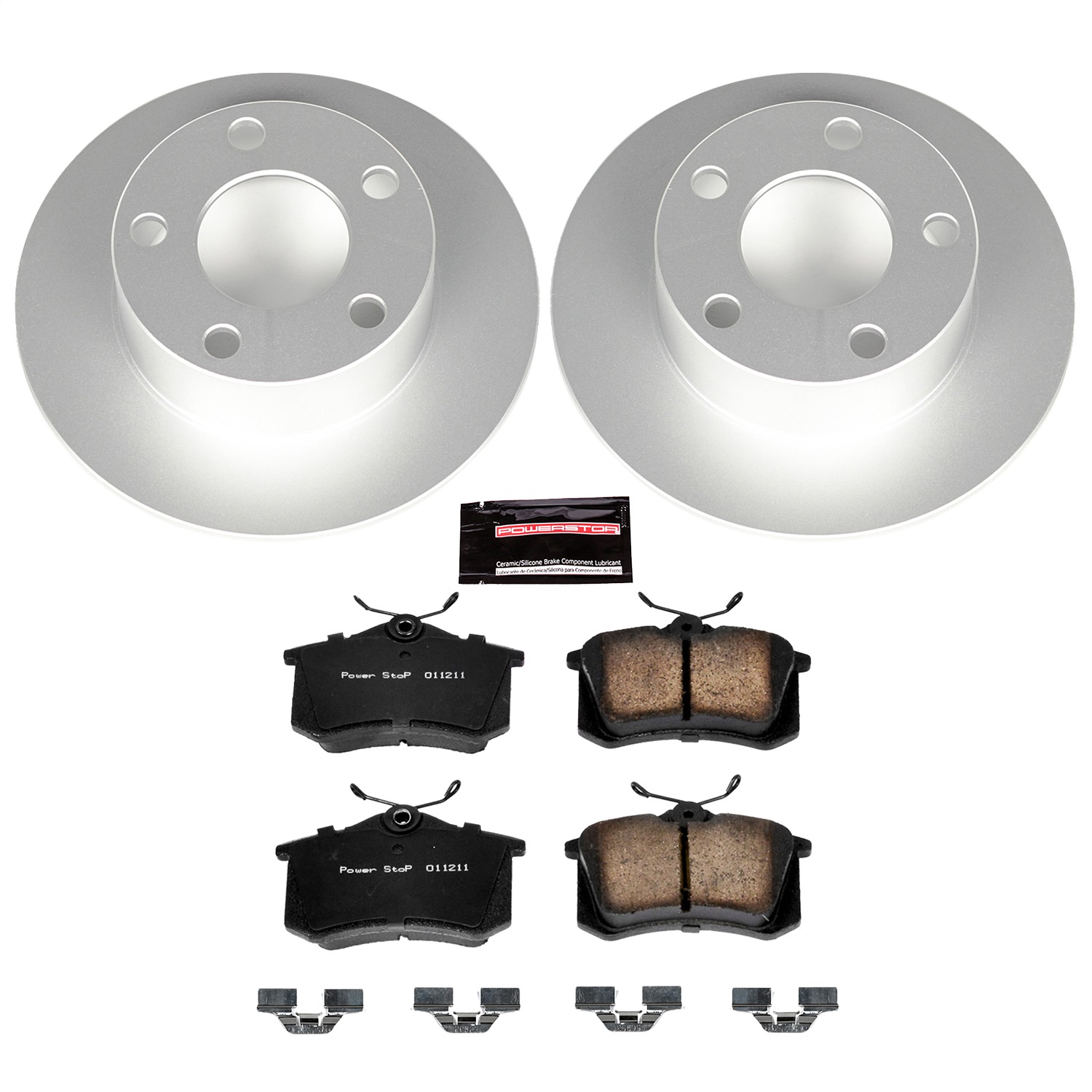 Power Stop - CRK515 - Rear - Disc Brake Pad and Rotor Kit
