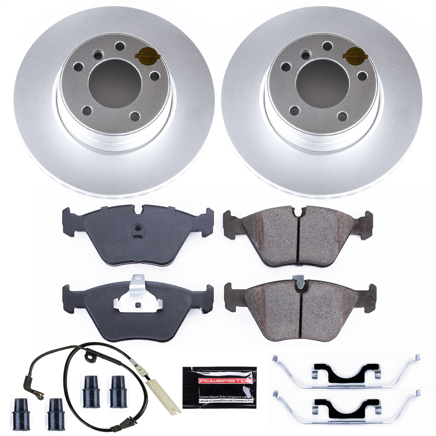 Power Stop - CRK5156 - Front - Disc Brake Pad and Rotor Kit