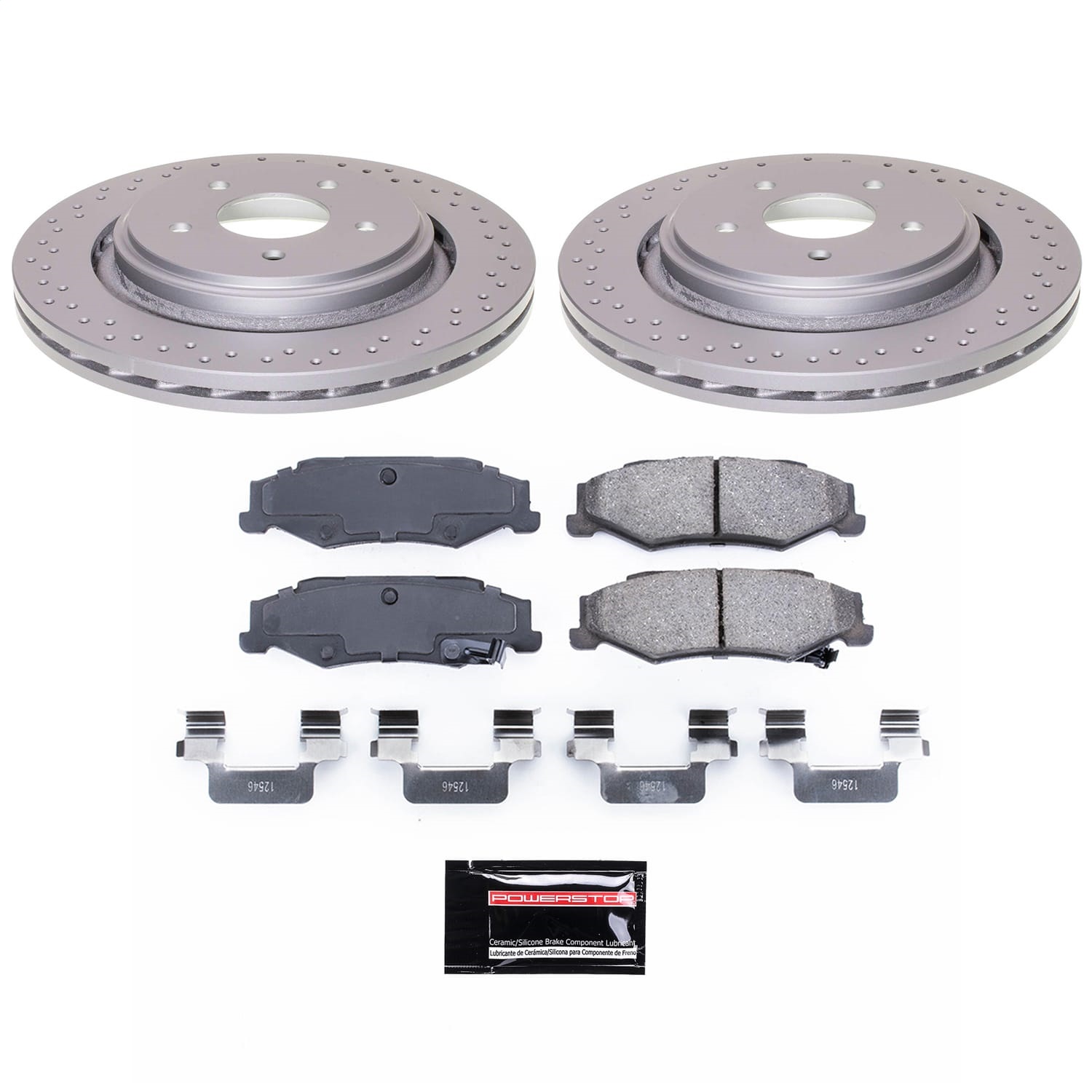 Power Stop - CRK5159 - Rear - Disc Brake Pad and Rotor Kit