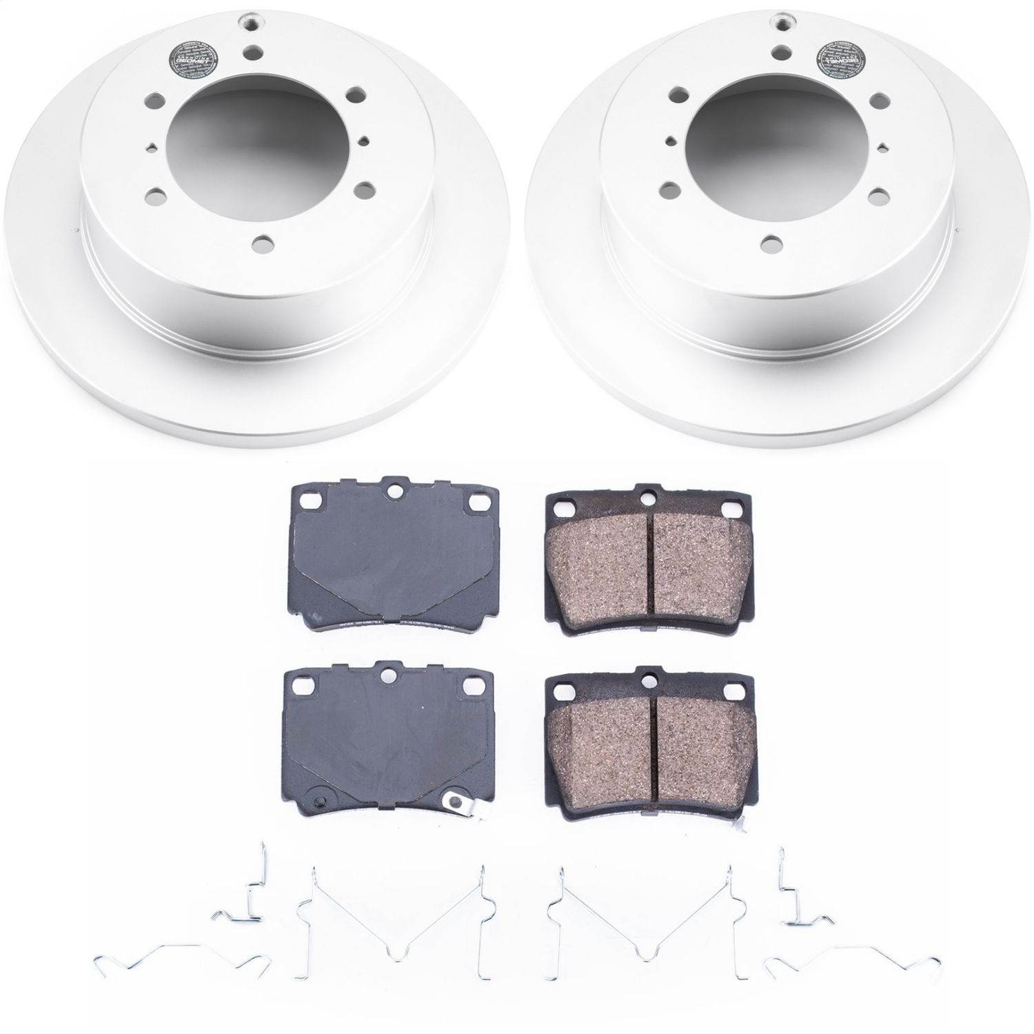 Power Stop - CRK5160 - Rear - Disc Brake Pad and Rotor Kit