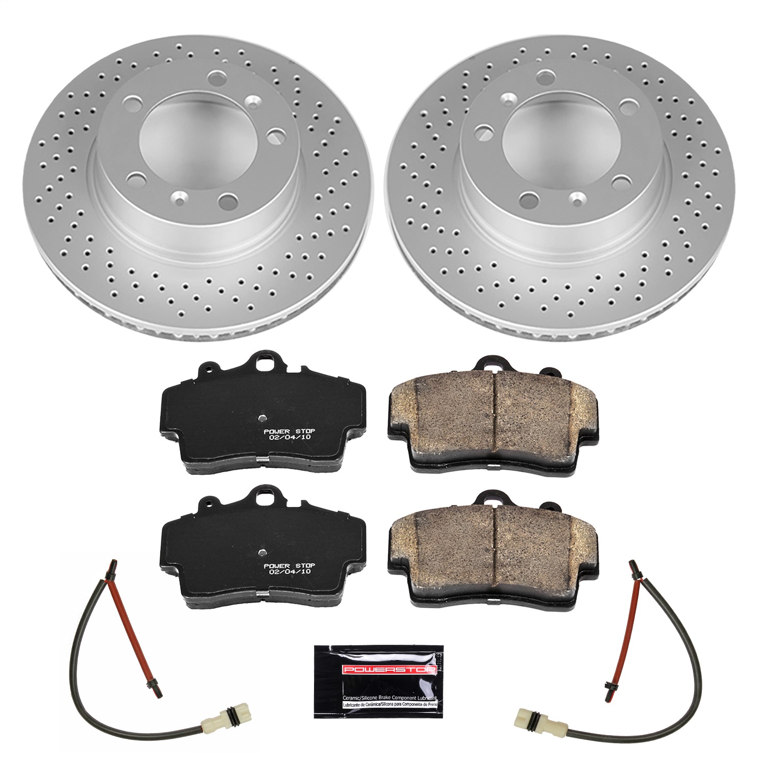 Power Stop - CRK5162 - Front - Disc Brake Pad and Rotor Kit