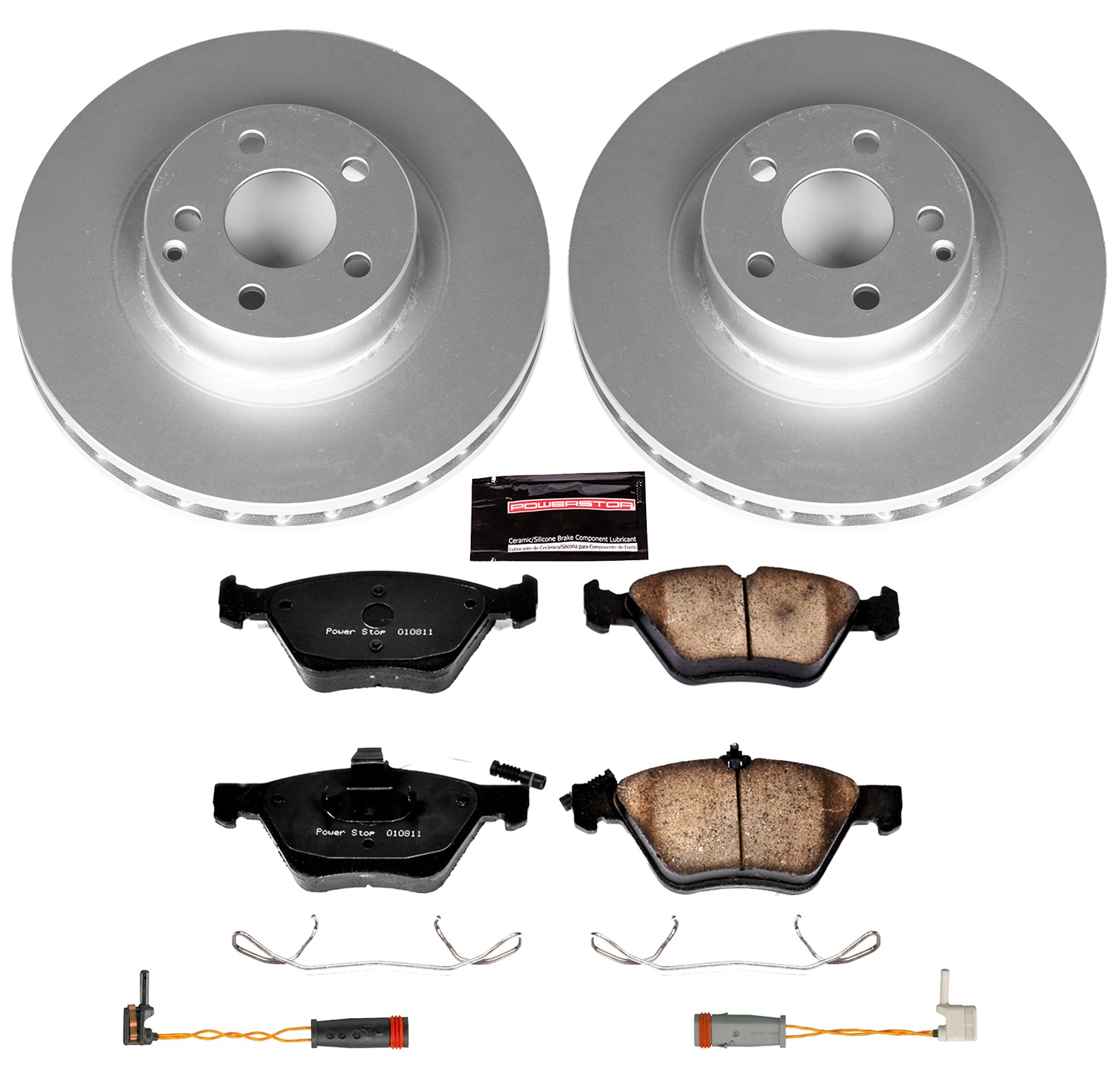 Power Stop - CRK5168 - Front - Disc Brake Pad and Rotor Kit