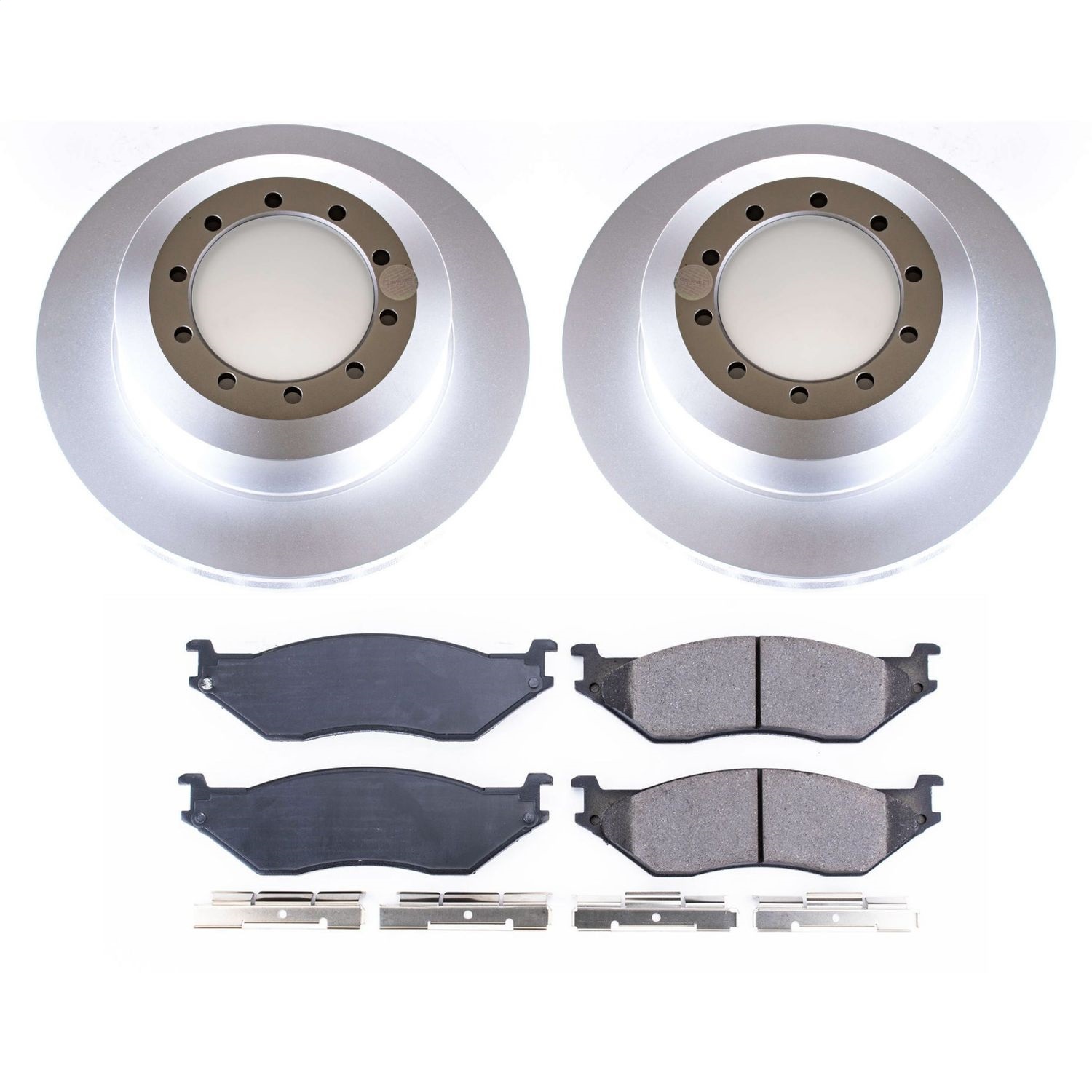 Power Stop - CRK5184 - Rear - Disc Brake Pad and Rotor Kit
