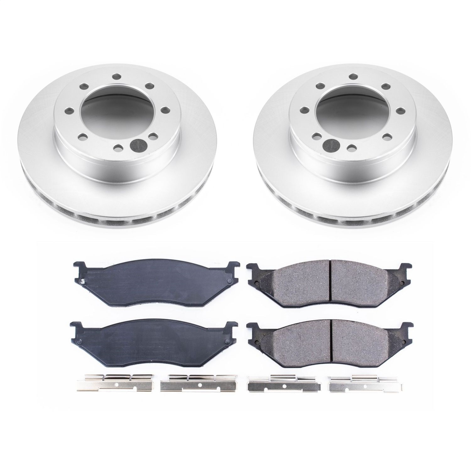 Power Stop - CRK5185 - Front - Disc Brake Pad and Rotor Kit