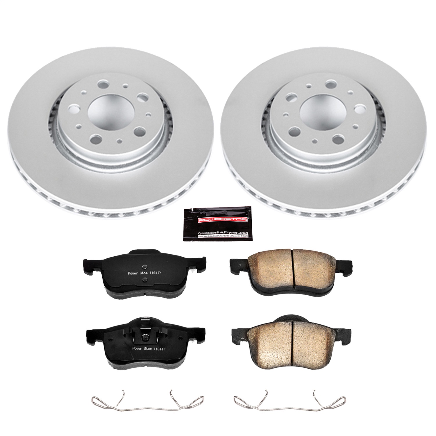 Power Stop - CRK5193 - Front - Disc Brake Pad and Rotor Kit
