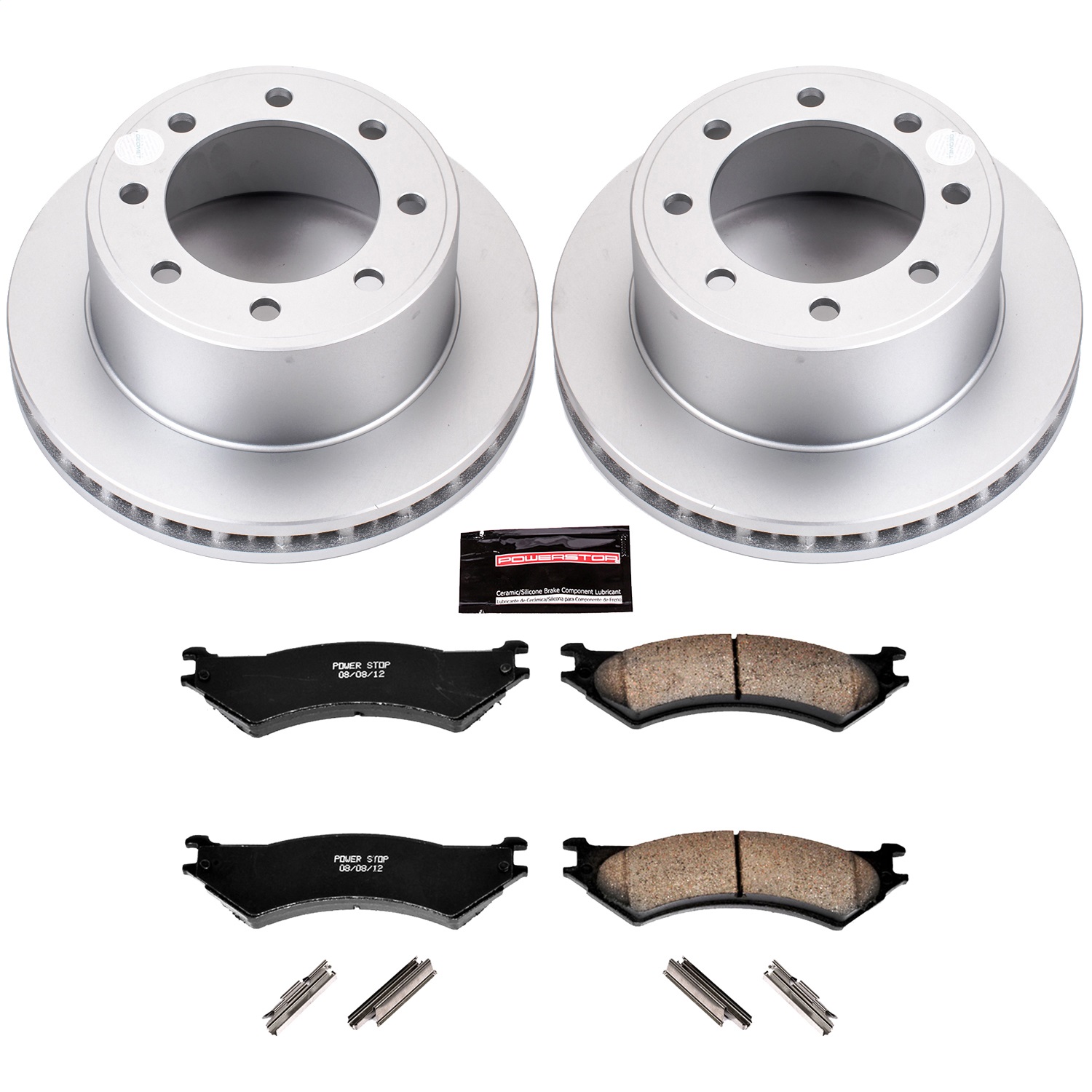 Power Stop - CRK5203 - Rear - Disc Brake Pad and Rotor Kit