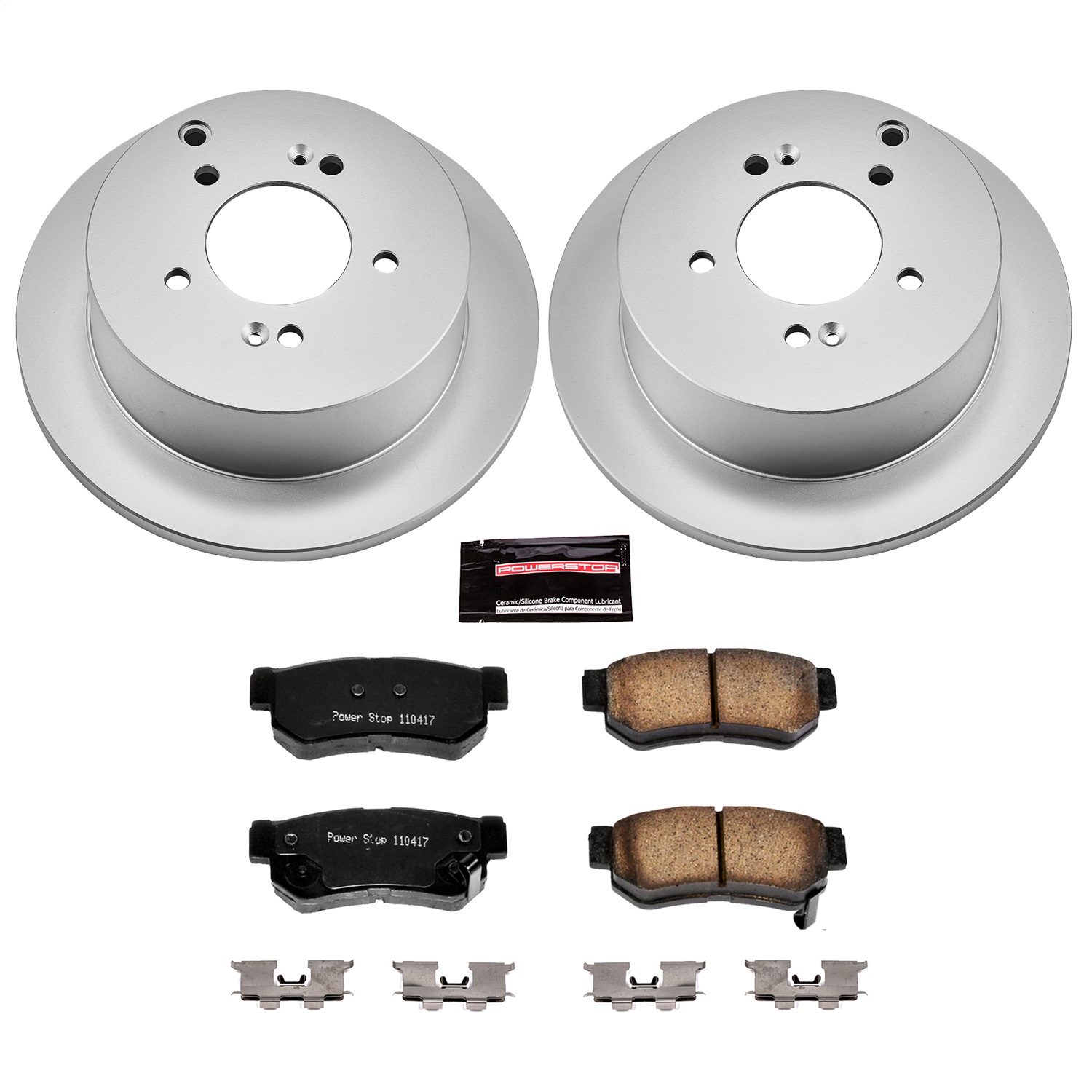 Power Stop - CRK5213 - Rear - Disc Brake Pad and Rotor Kit