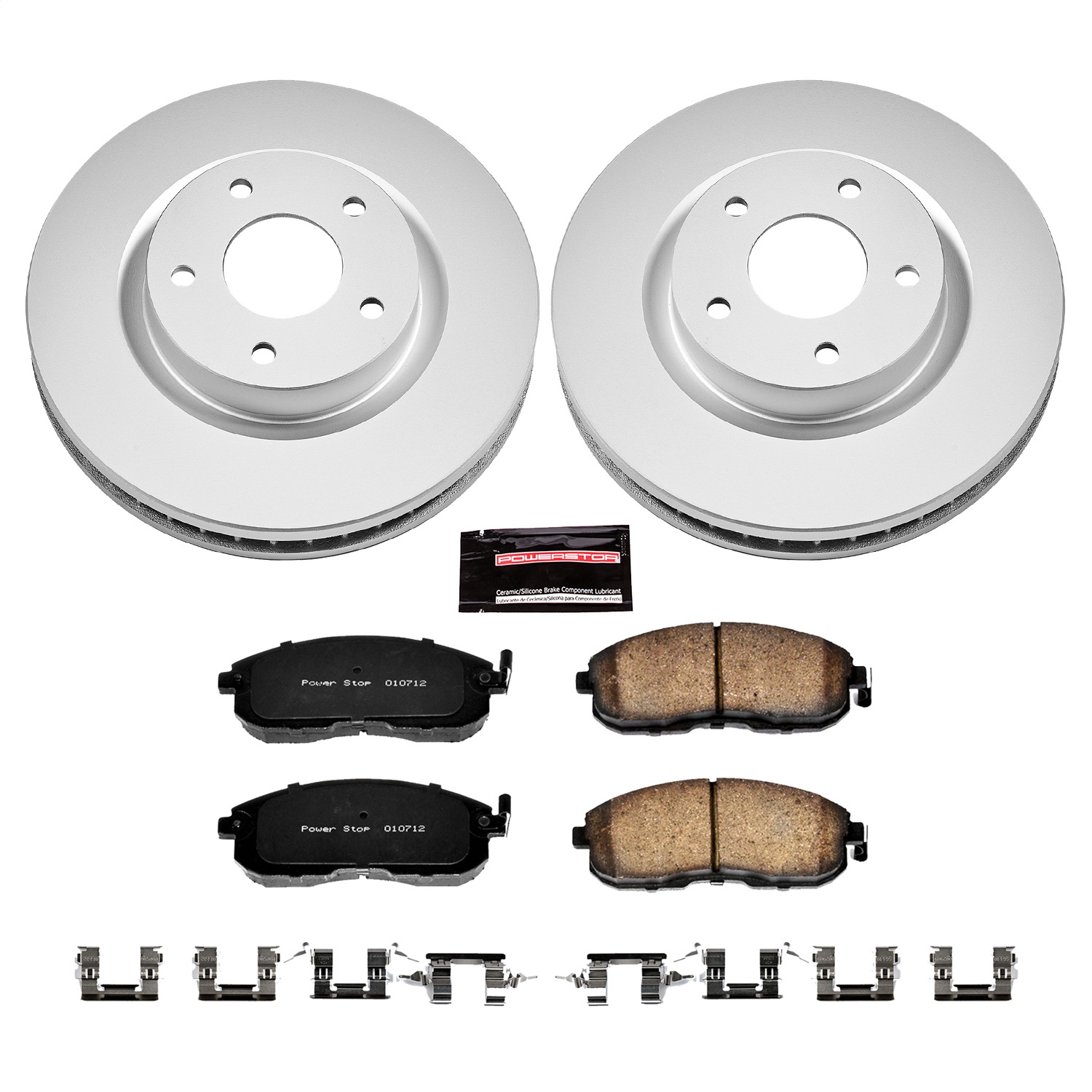 Power Stop - CRK5217 - Front - Disc Brake Pad and Rotor Kit