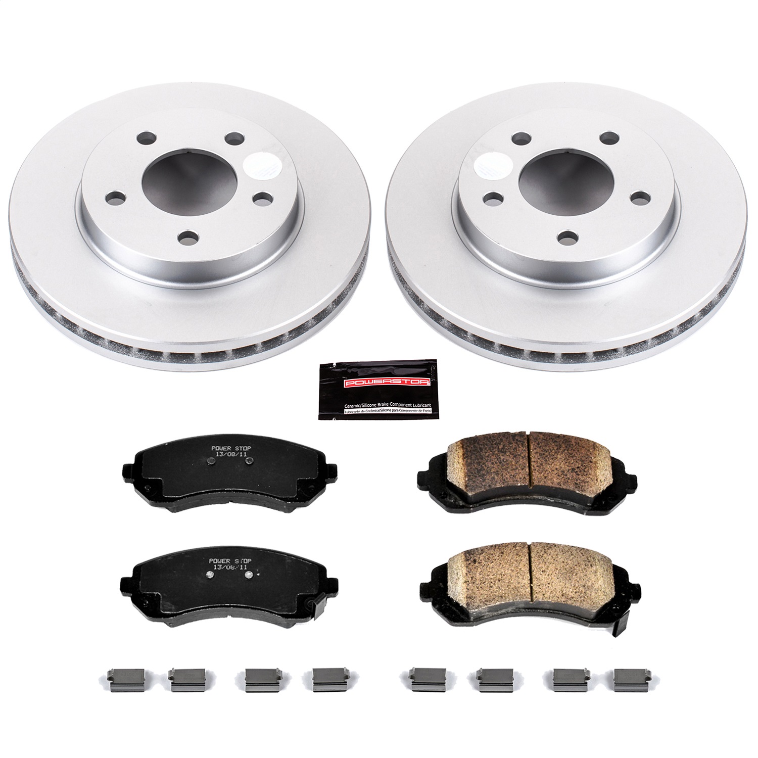Power Stop - CRK5233 - Front - Disc Brake Pad and Rotor Kit