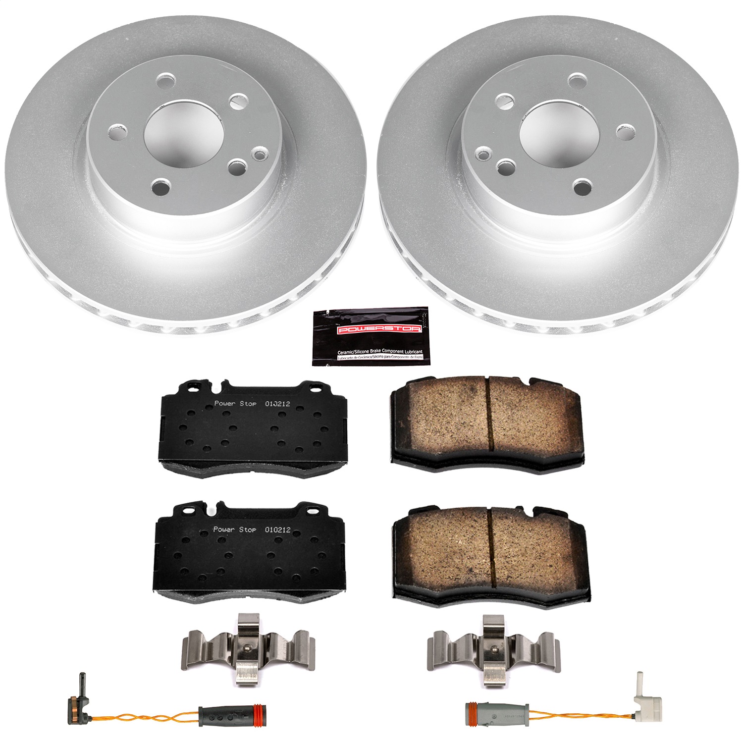 Power Stop - CRK5239 - Front - Disc Brake Pad and Rotor Kit