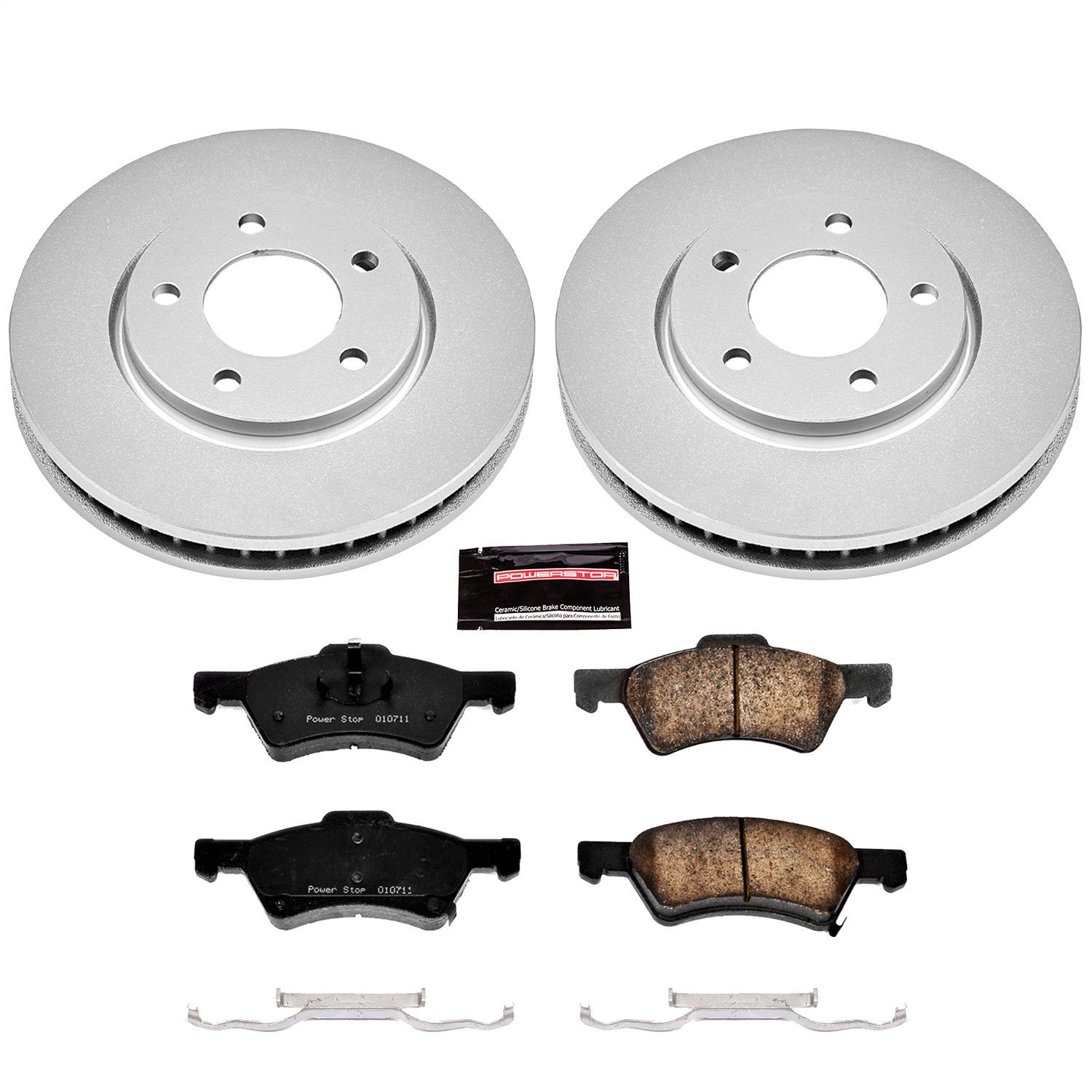 Power Stop - CRK5247 - Front - Disc Brake Pad and Rotor Kit