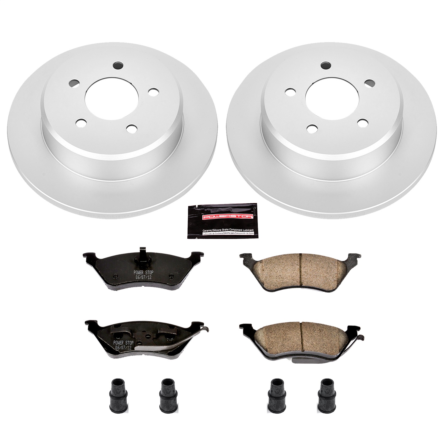 Power Stop - CRK5248 - Rear - Disc Brake Pad and Rotor Kit