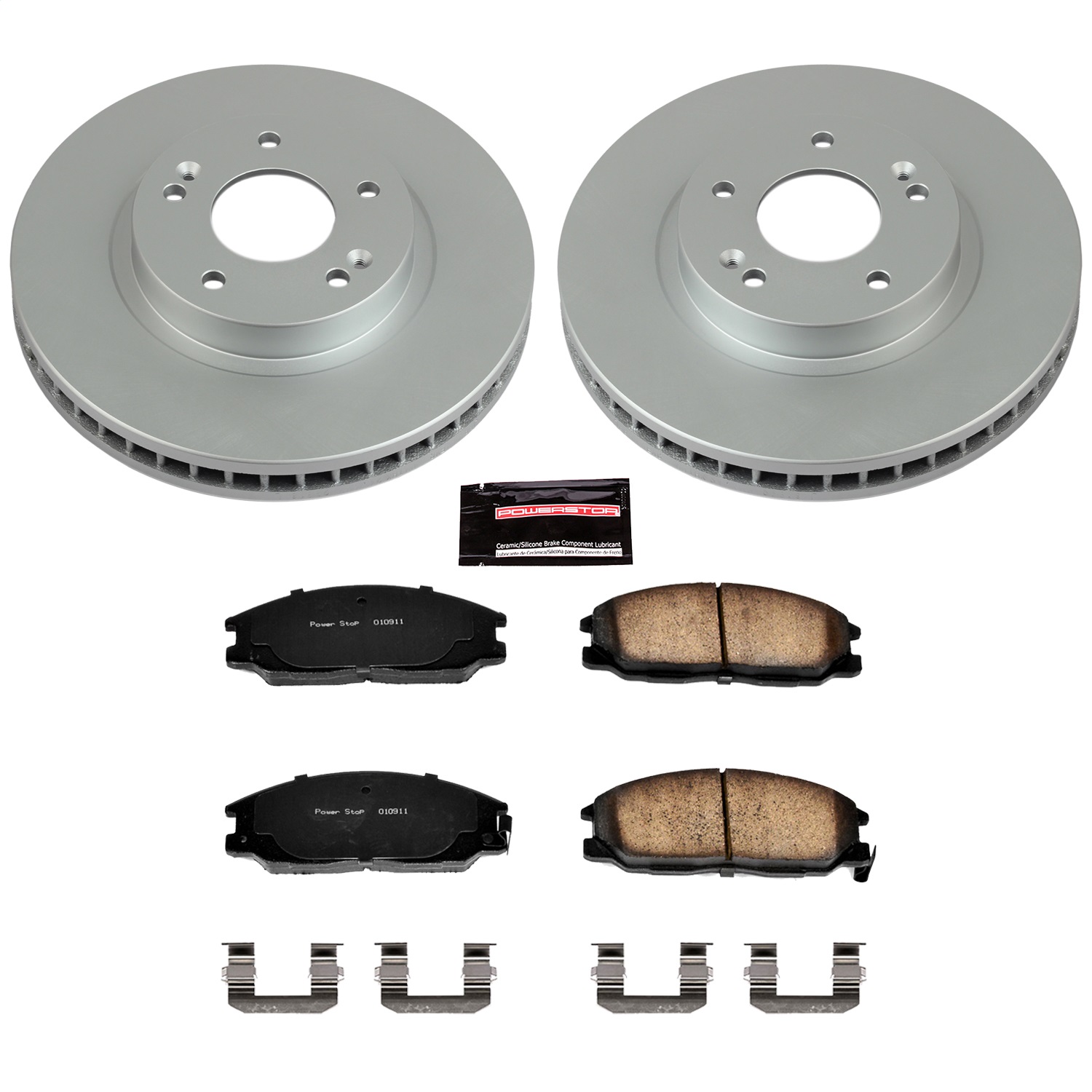 Power Stop - CRK5250 - Front - Disc Brake Pad and Rotor Kit