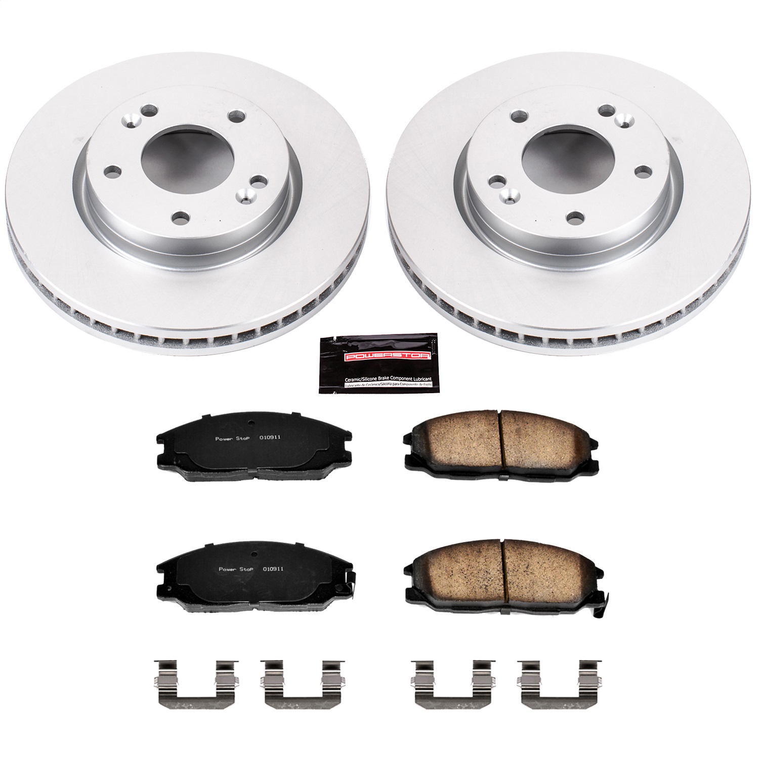 Power Stop - CRK5251 - Front - Disc Brake Pad and Rotor Kit