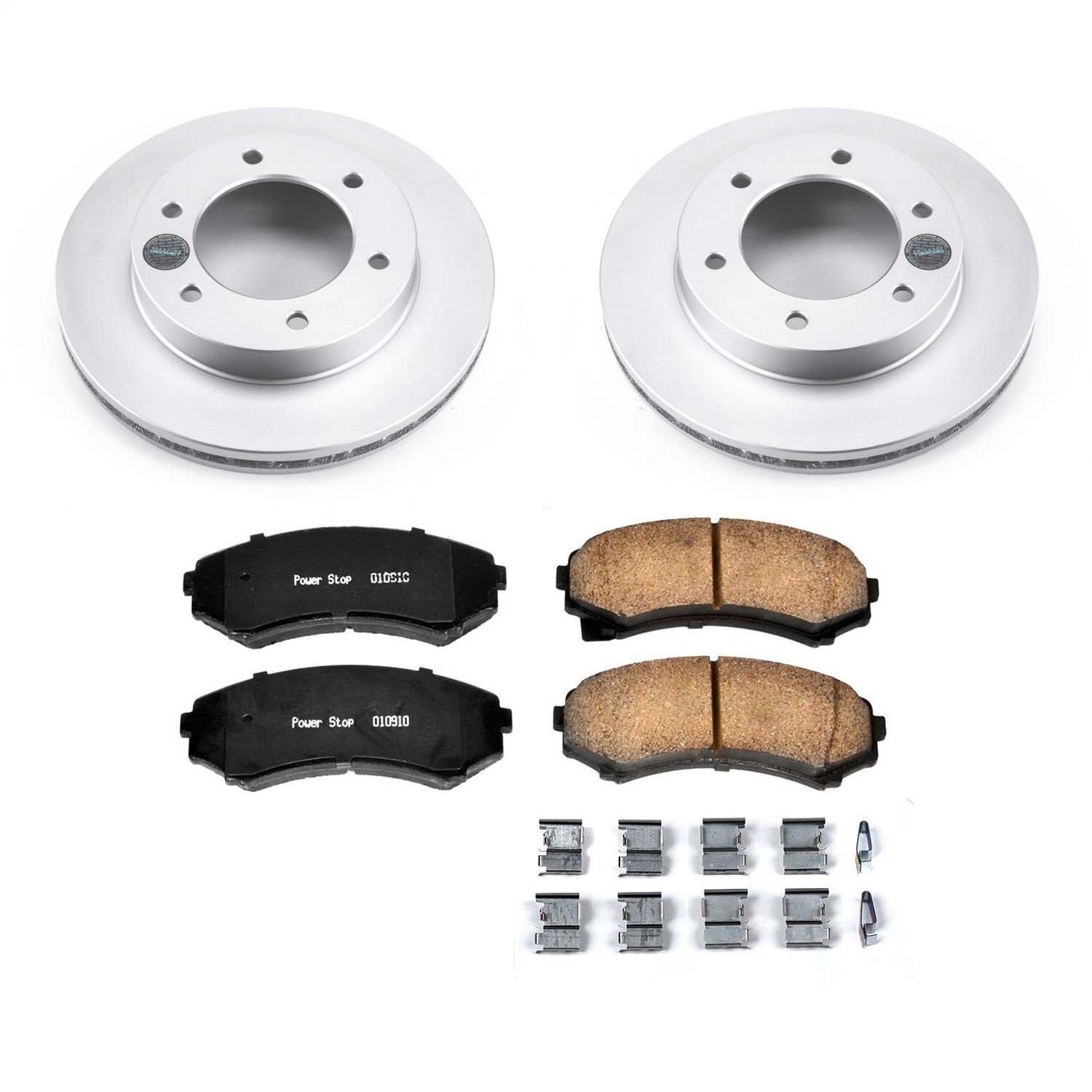 Power Stop - CRK5259 - Front - Disc Brake Pad and Rotor Kit