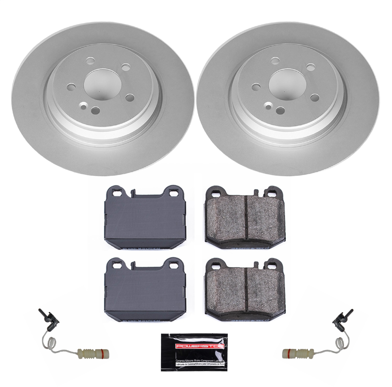 Power Stop - CRK5261 - Rear - Disc Brake Pad and Rotor Kit