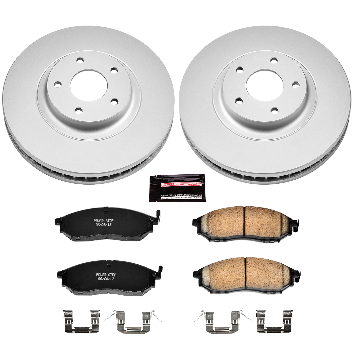 Power Stop - CRK5263 - Front - Disc Brake Pad and Rotor Kit