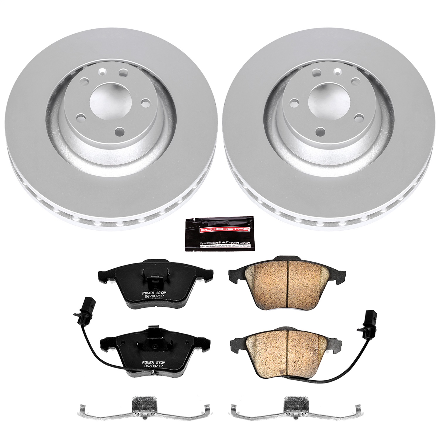 Power Stop - CRK5277 - Front - Disc Brake Pad and Rotor Kit