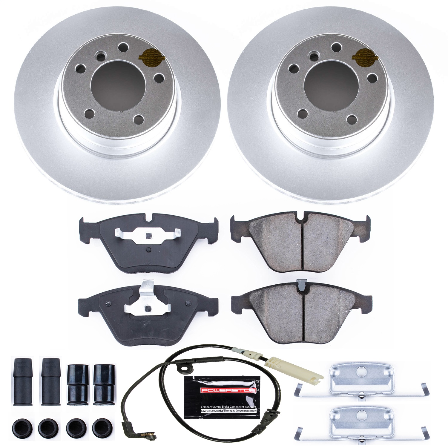 Power Stop - CRK5280 - Front - Disc Brake Pad and Rotor Kit
