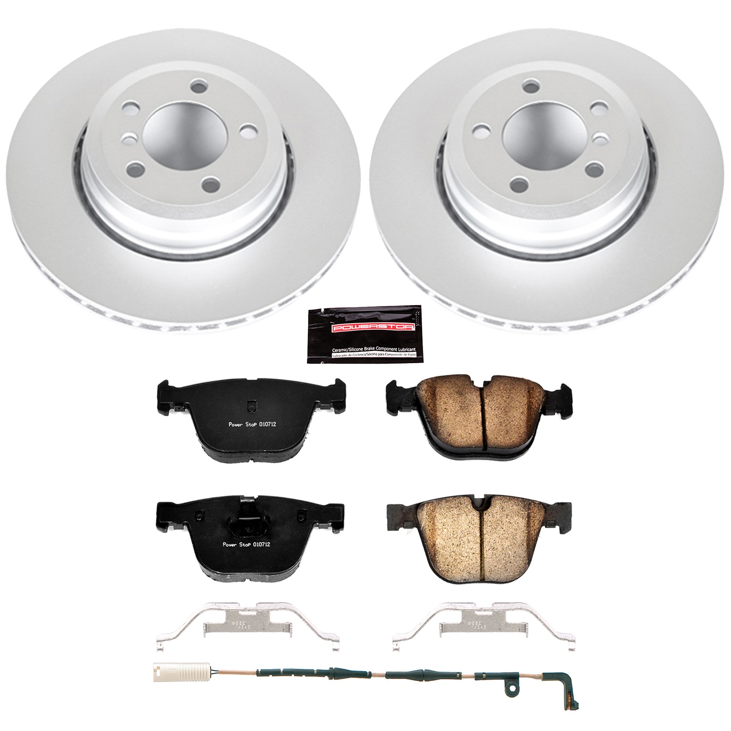 Power Stop - CRK5283 - Rear - Disc Brake Pad and Rotor Kit