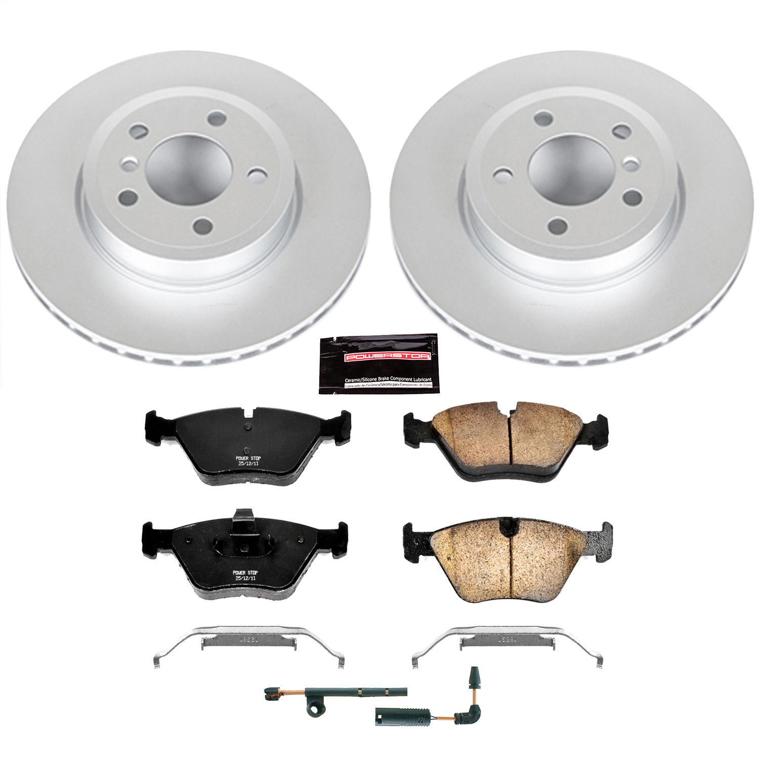 Power Stop - CRK5298 - Front - Disc Brake Pad and Rotor Kit