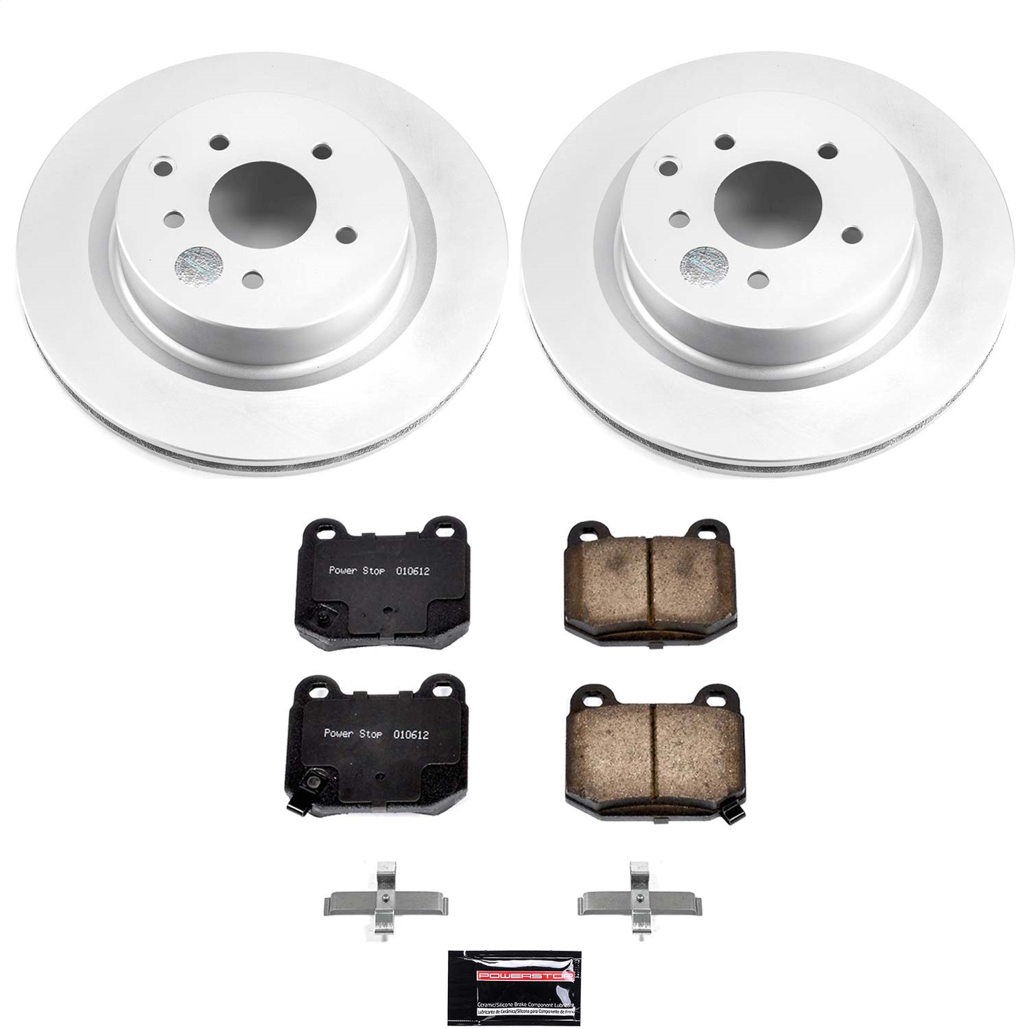 Power Stop - CRK5303 - Rear - Disc Brake Pad and Rotor Kit