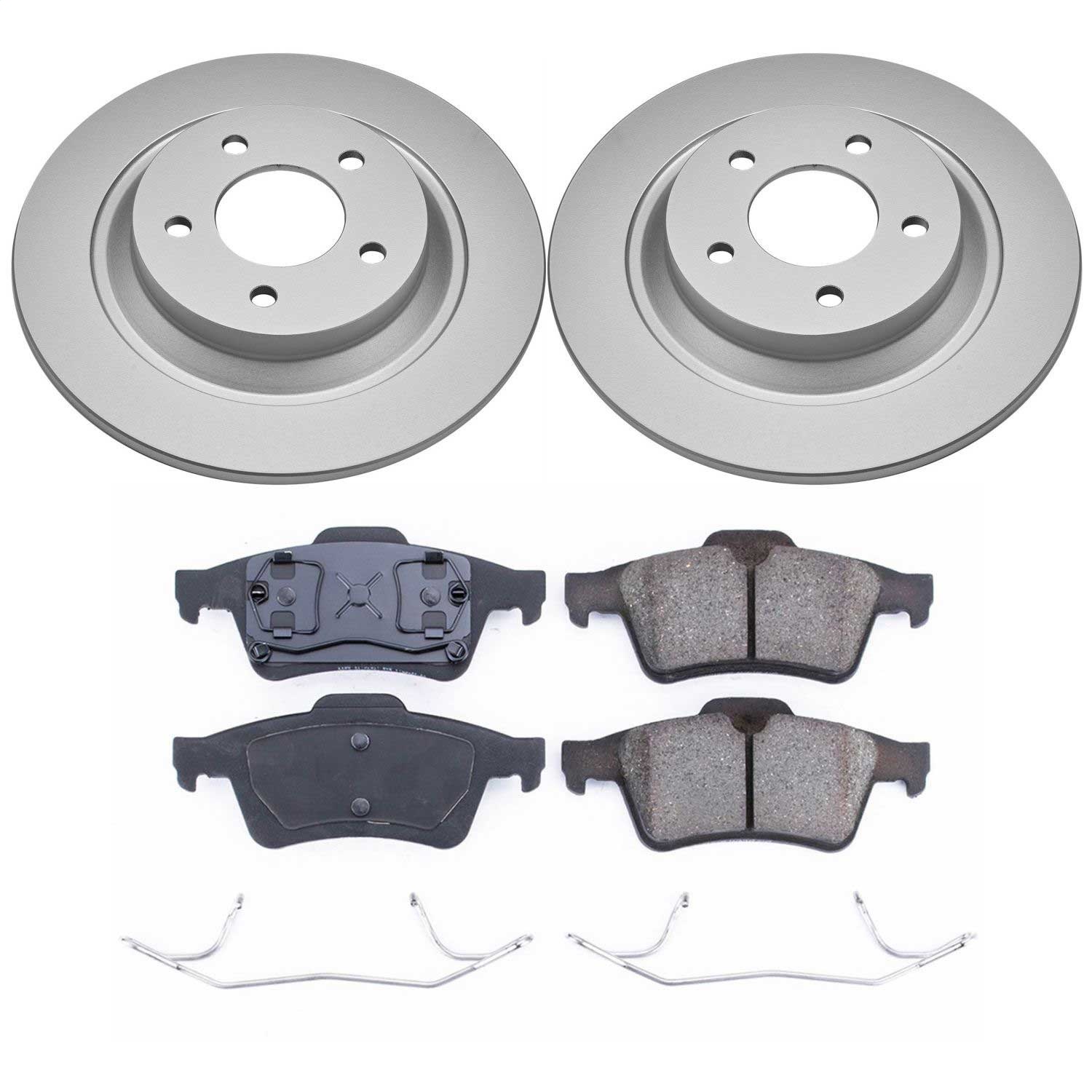 Power Stop - CRK5310 - Rear - Disc Brake Pad and Rotor Kit