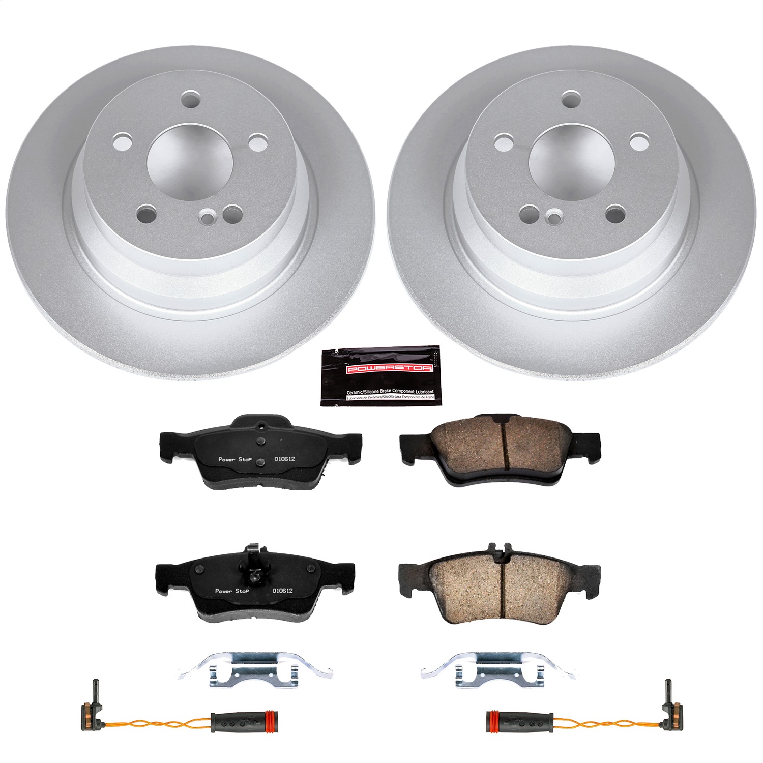 Power Stop - CRK5320 - Rear - Disc Brake Pad and Rotor Kit