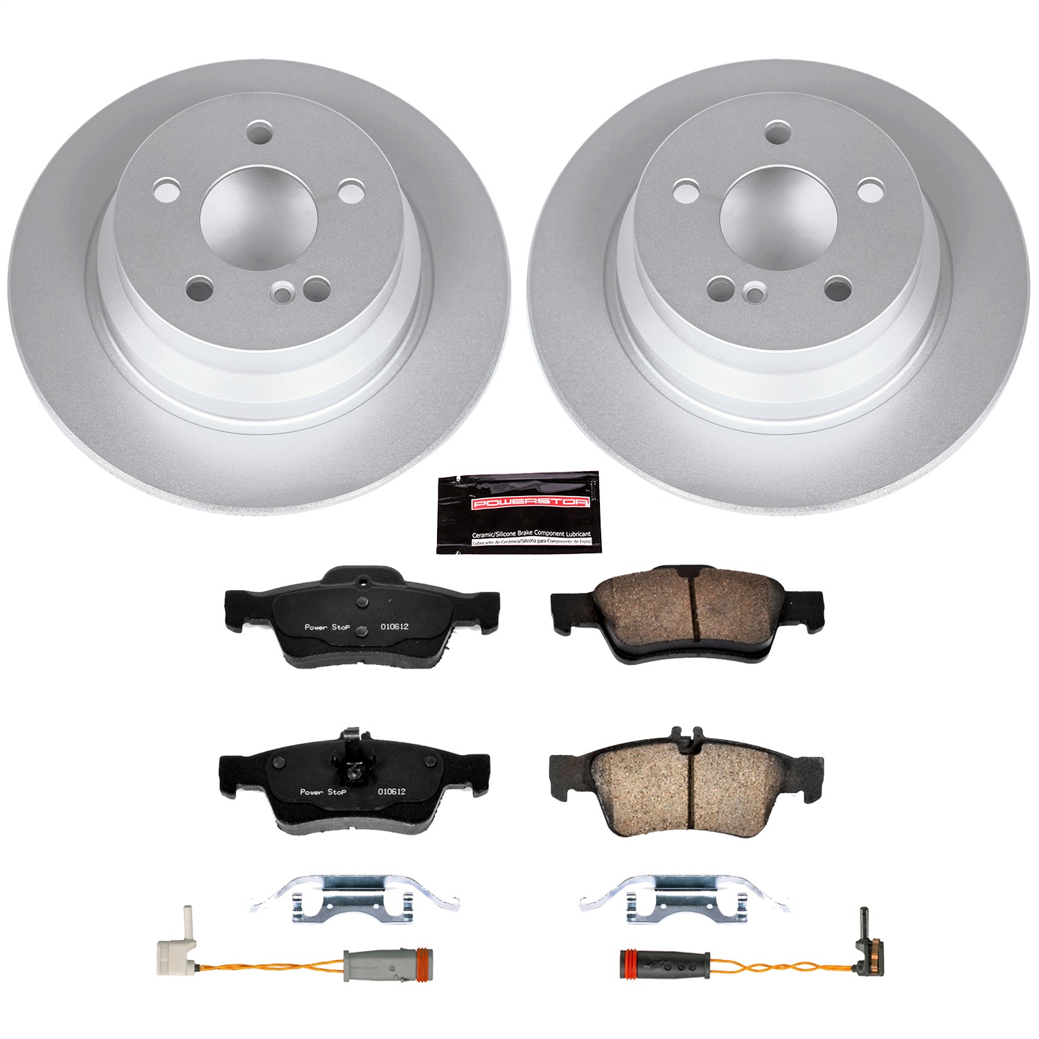 Power Stop - CRK5321 - Rear - Disc Brake Pad and Rotor Kit