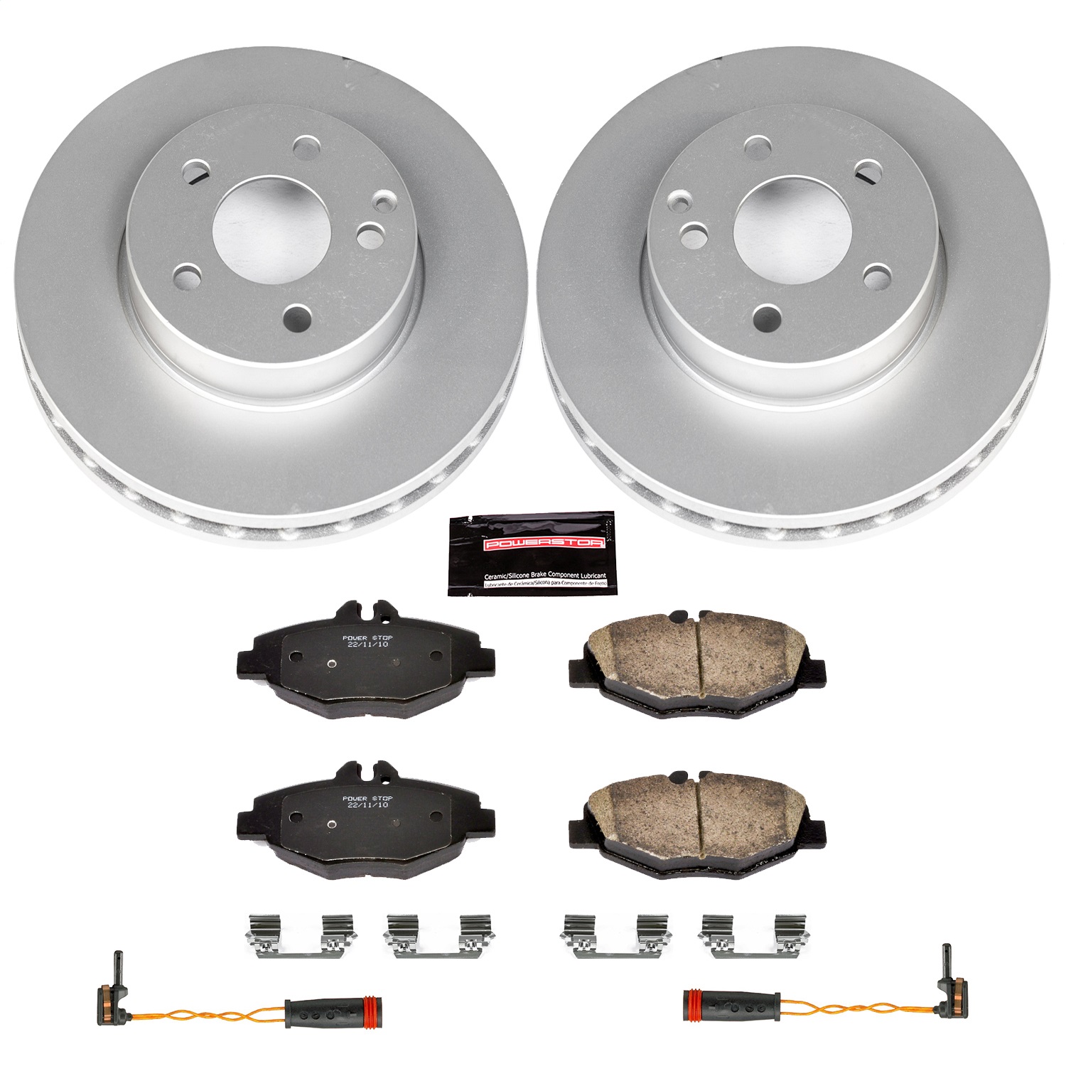 Power Stop - CRK5326 - Front - Disc Brake Pad and Rotor Kit