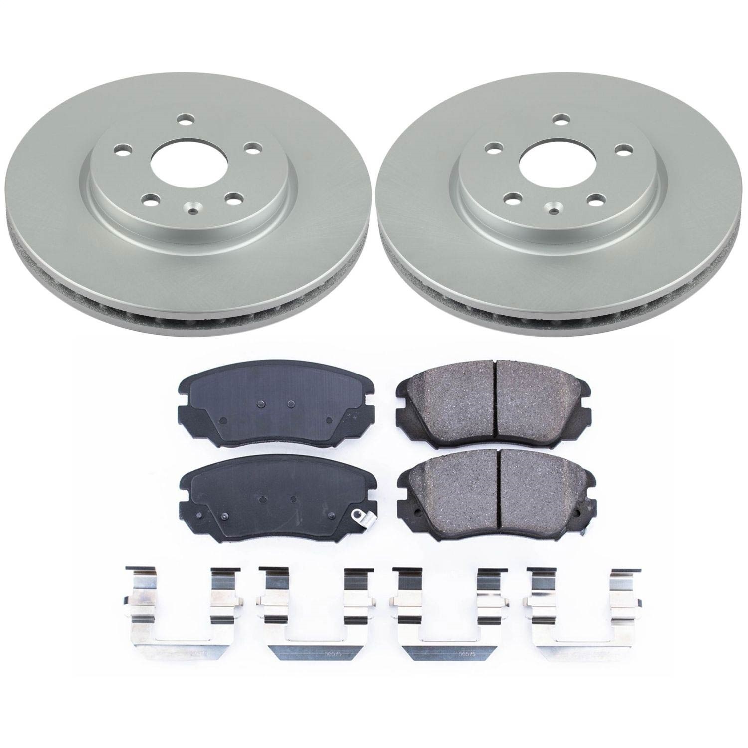 Power Stop - CRK5334 - Front - Disc Brake Pad and Rotor Kit