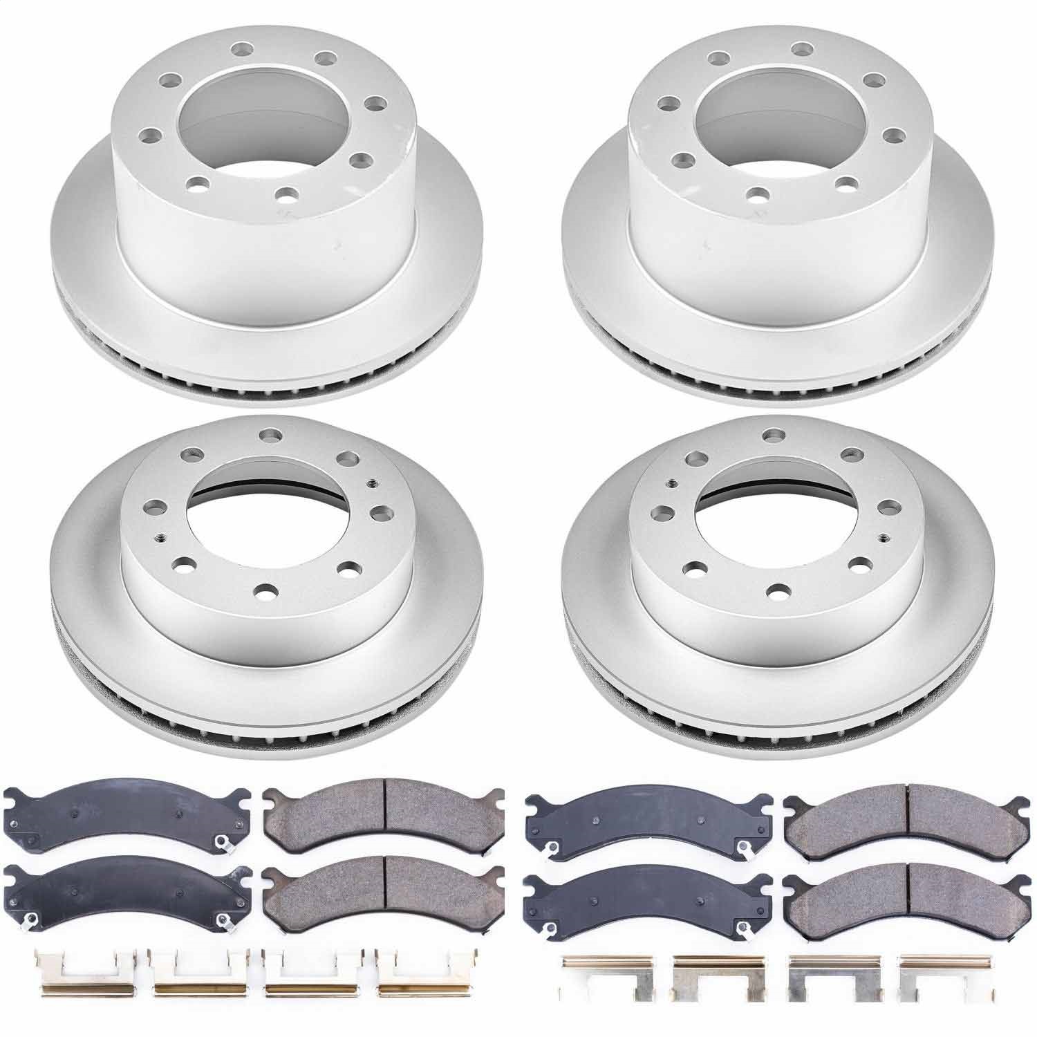 Power Stop - CRK5338 - Front and Rear - Disc Brake Pad and Rotor Kit