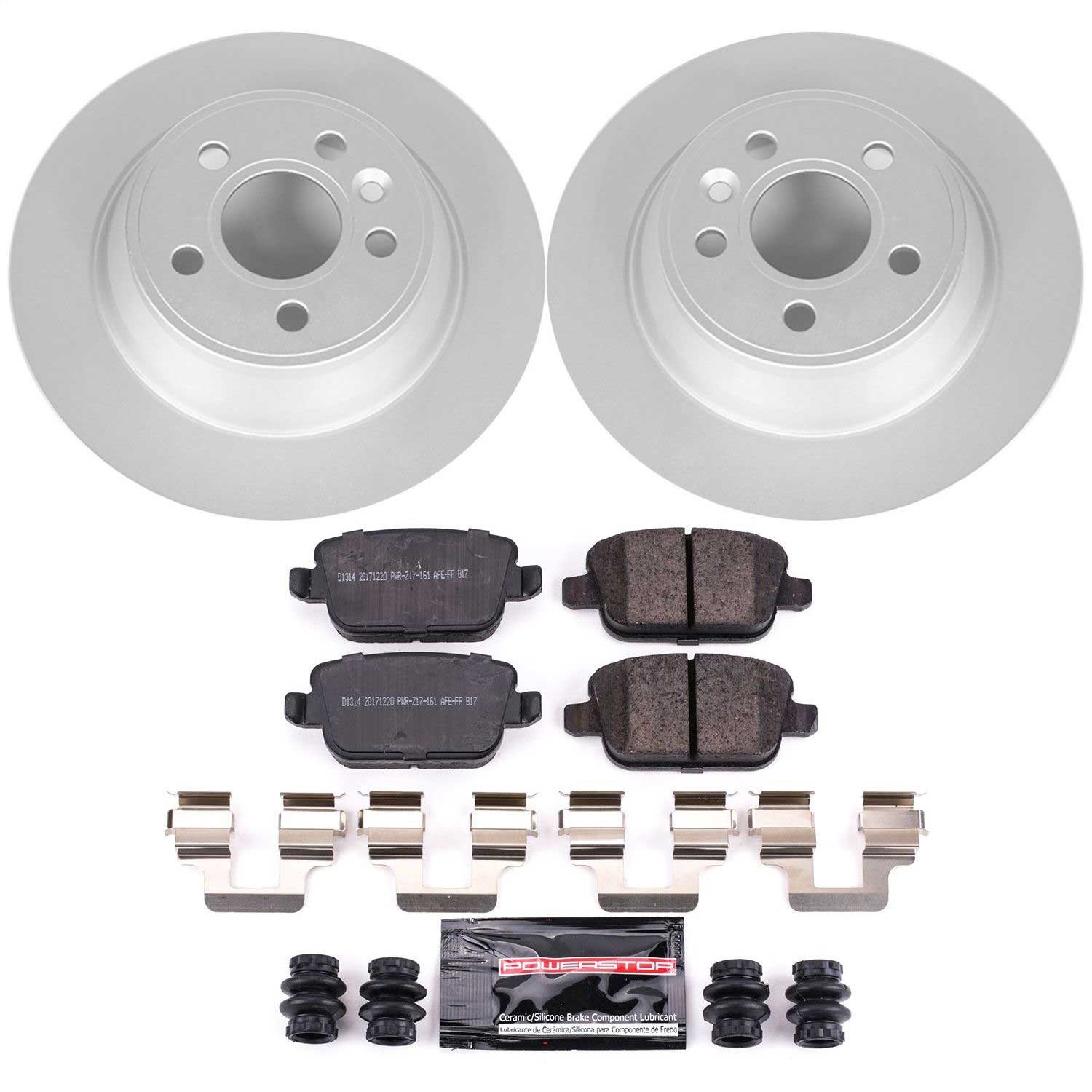Power Stop - CRK5341 - Rear - Disc Brake Pad and Rotor Kit