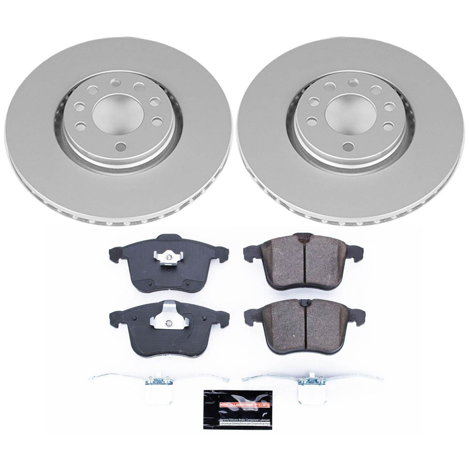 Power Stop - CRK5349 - Front - Disc Brake Pad and Rotor Kit