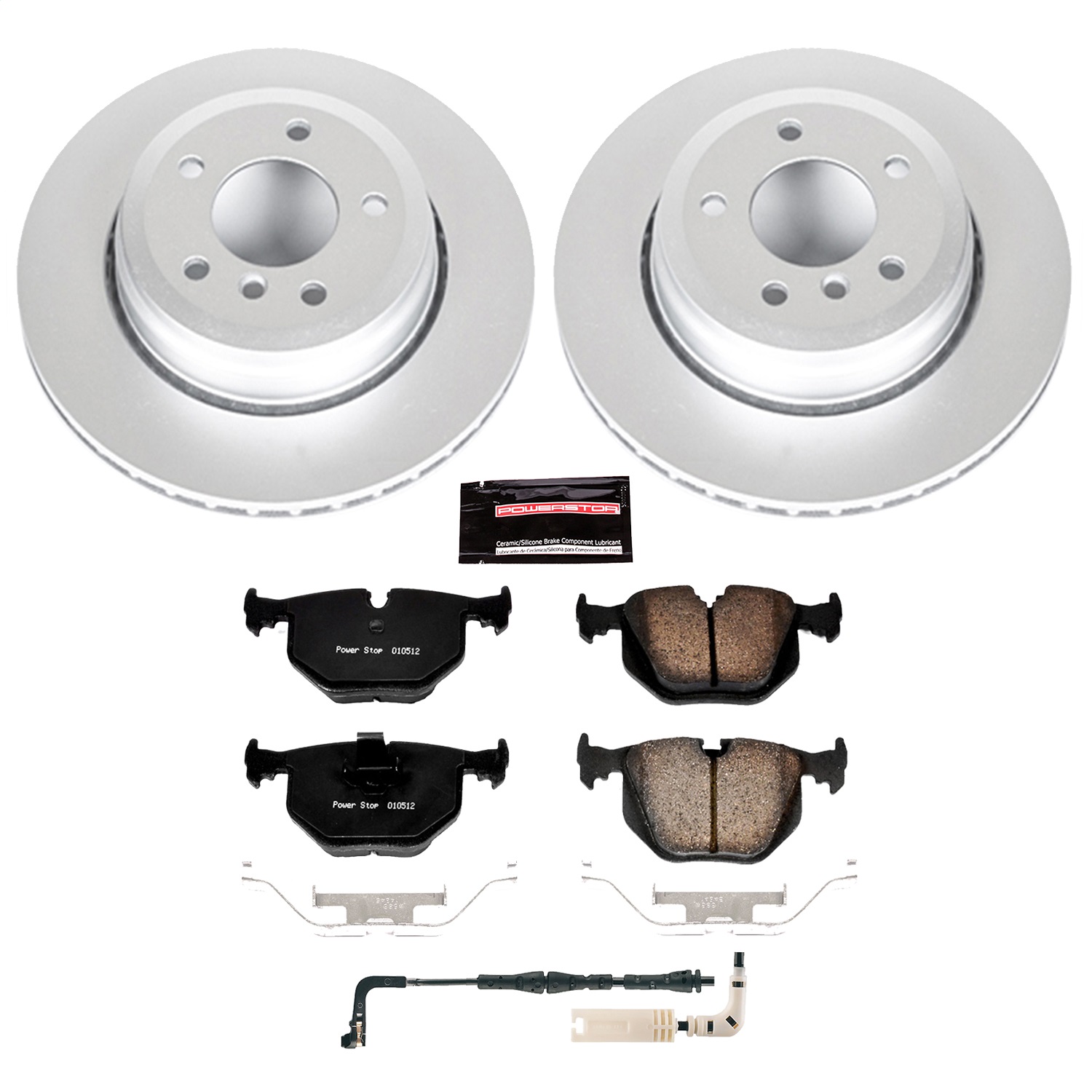 Power Stop - CRK5361 - Rear - Disc Brake Pad and Rotor Kit