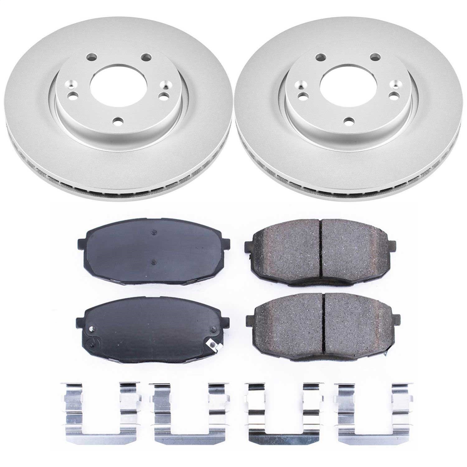Power Stop - CRK5366 - Front - Disc Brake Pad and Rotor Kit