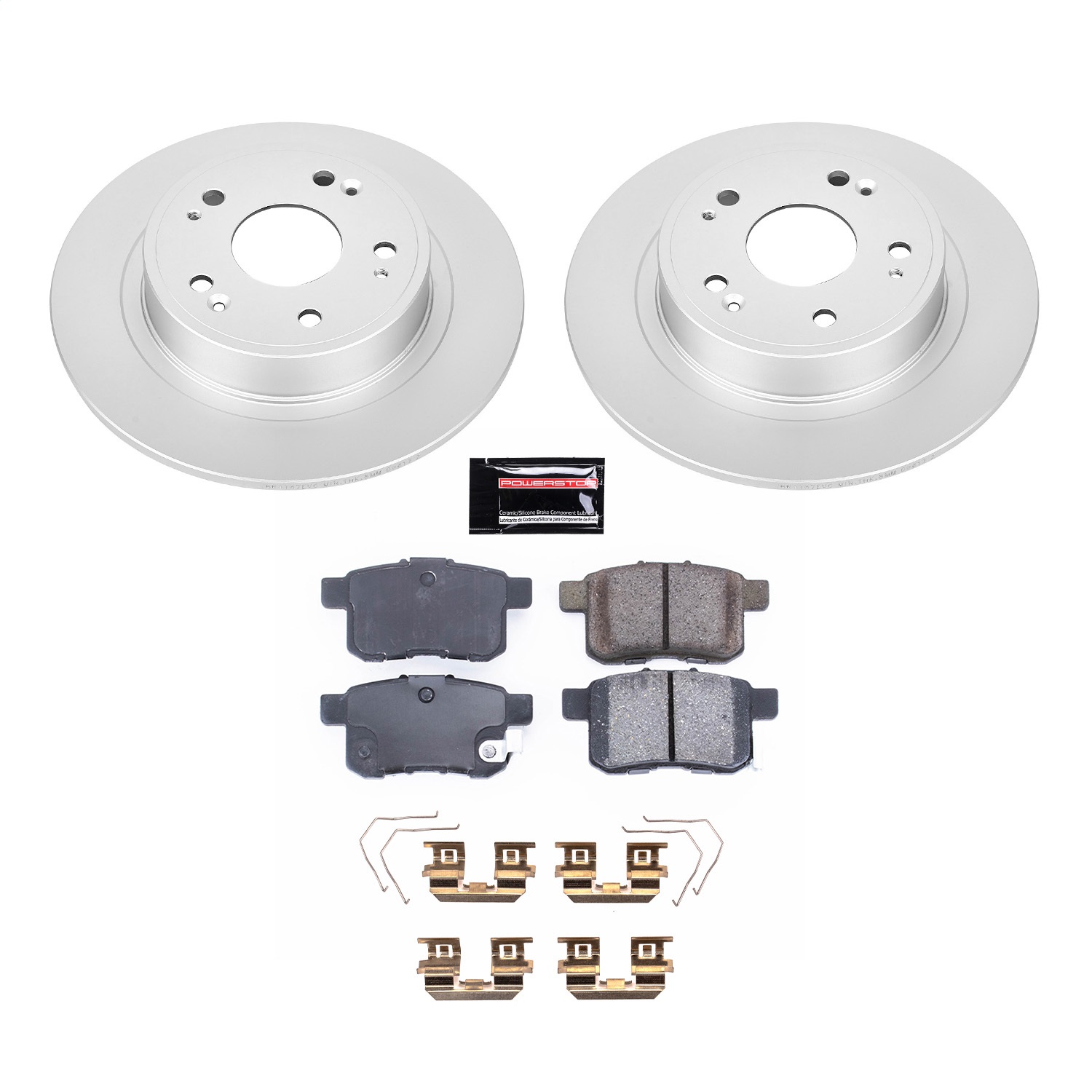 Power Stop - CRK5368 - Rear - Disc Brake Pad and Rotor Kit